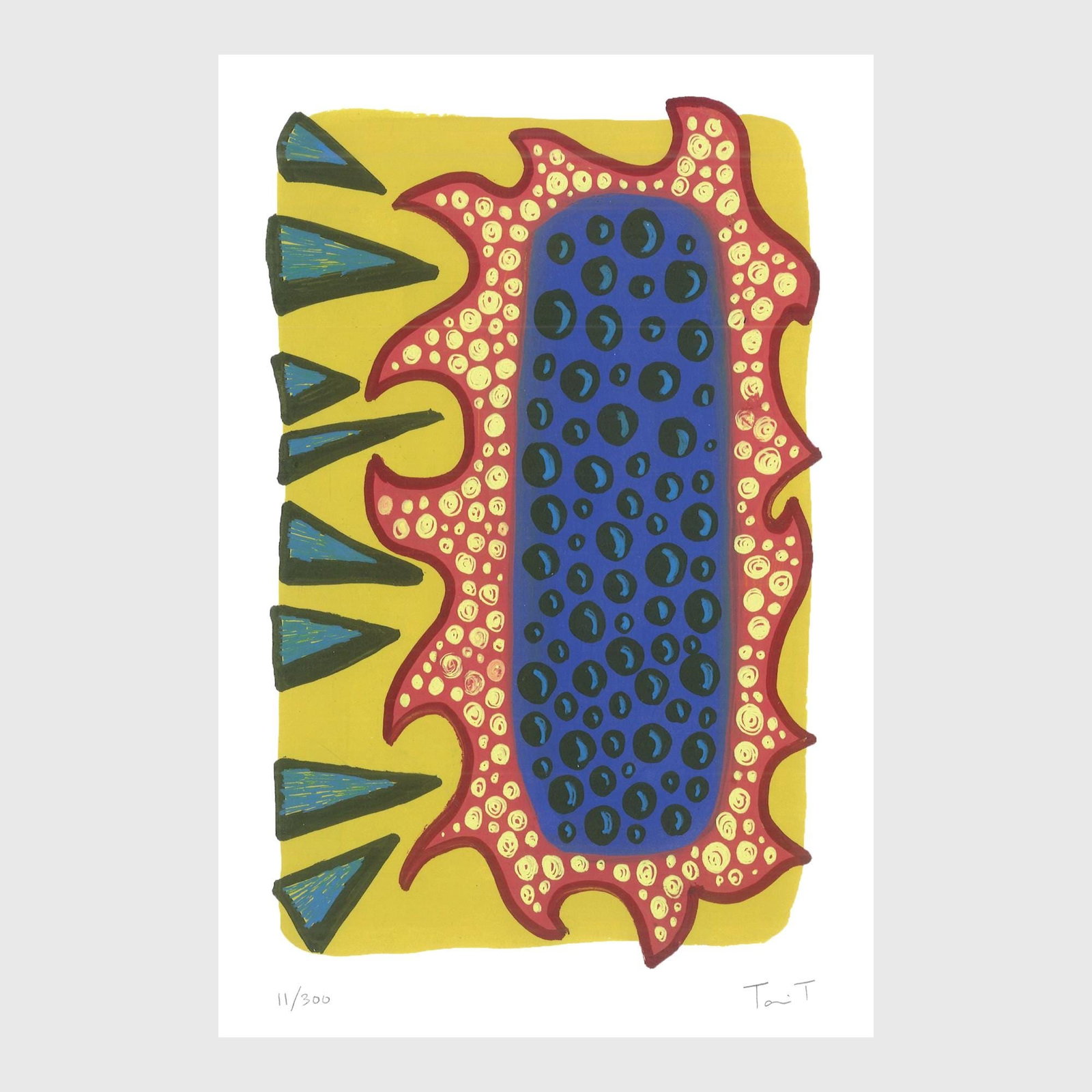 Fire Drops with Water Dots: Artist: Tanvi Thakur (1996) Title: Fire Drops with Water Dots, Drops With Dots Series Year: 2025 Medium: Archival Pigment Print on Paper Edition: 300 Size: 8 x 12 inches Inscription: Signed and