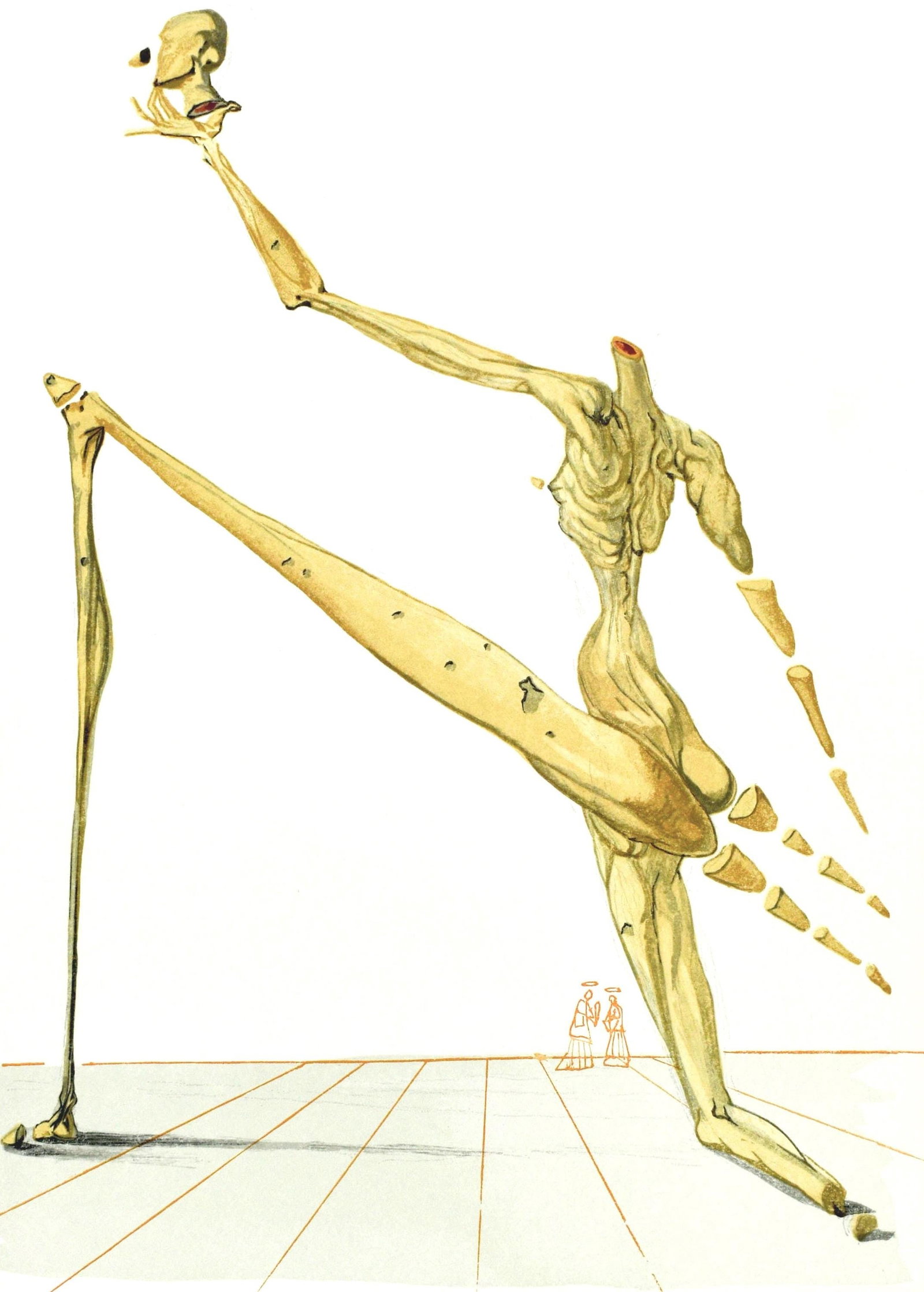 Salvador Dali, L'Enfer XXVIII (Michler/Lopsinger 1039-1138; Field 189-200), La Divine Comedie,: Woodcut in colors on velin pur chiffon de Rives paper. Paper size: 13 x 10.375 inches. Inscription: Unsigned and unnumbered, as issued. Catalogue raisonne references: Dali, Salvador, et al. Salvador D