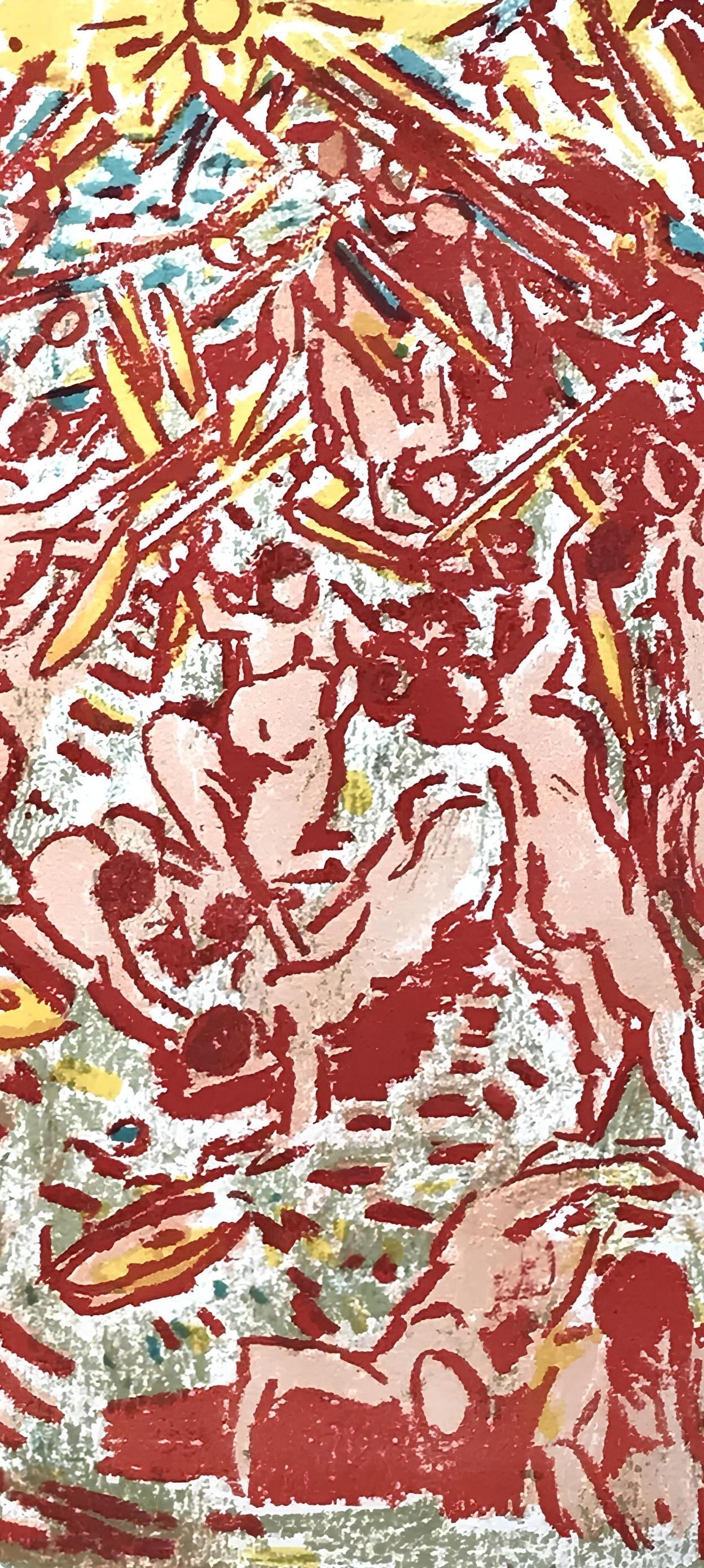 Andre Cottavoz, Composition, L'Odyssee, Limited Edition Lithograph - 2