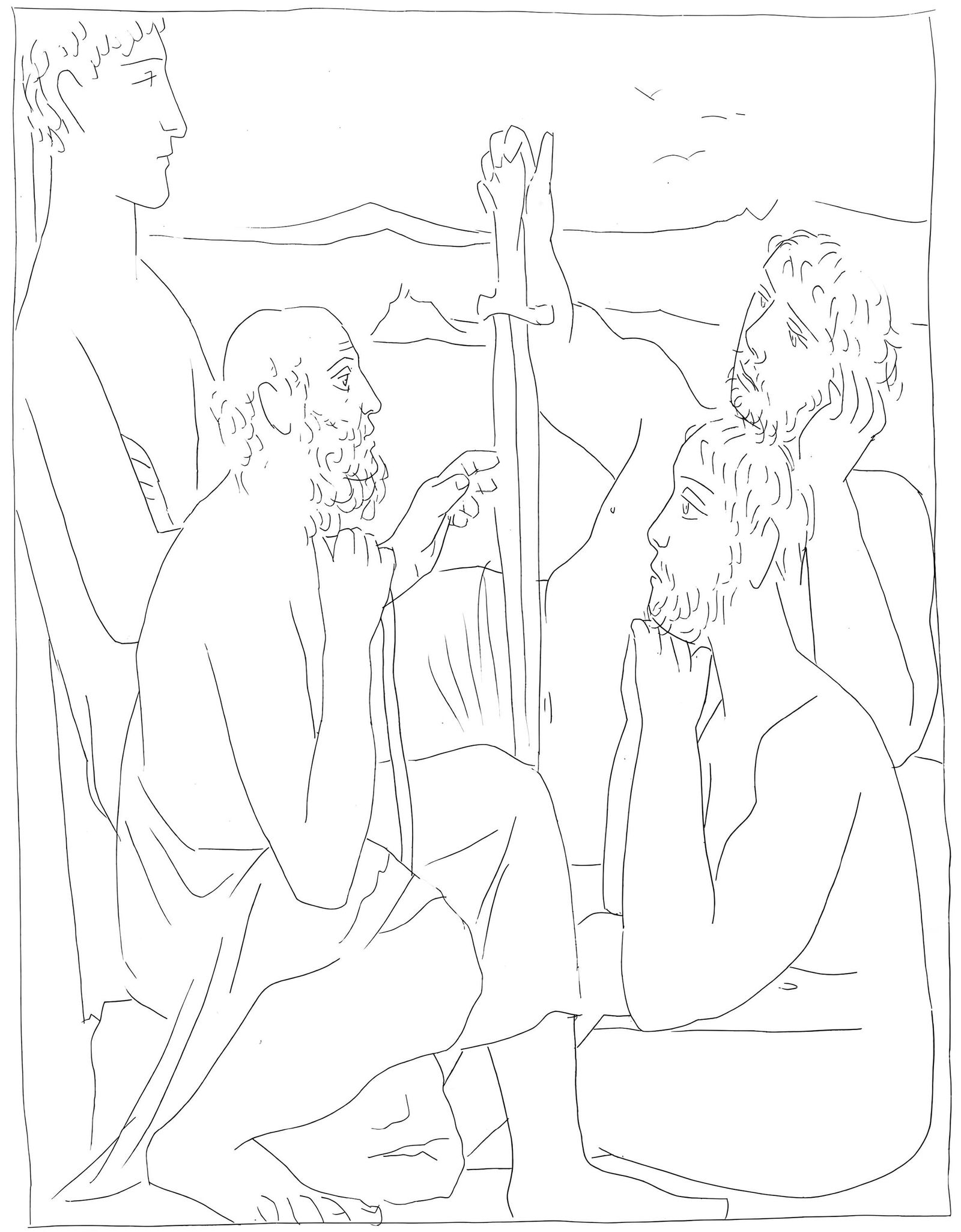 Pablo Picasso, Recits de Nestor sur la guerre de Troie, Les Metamorphoses, Limited Edition (1 of 4)