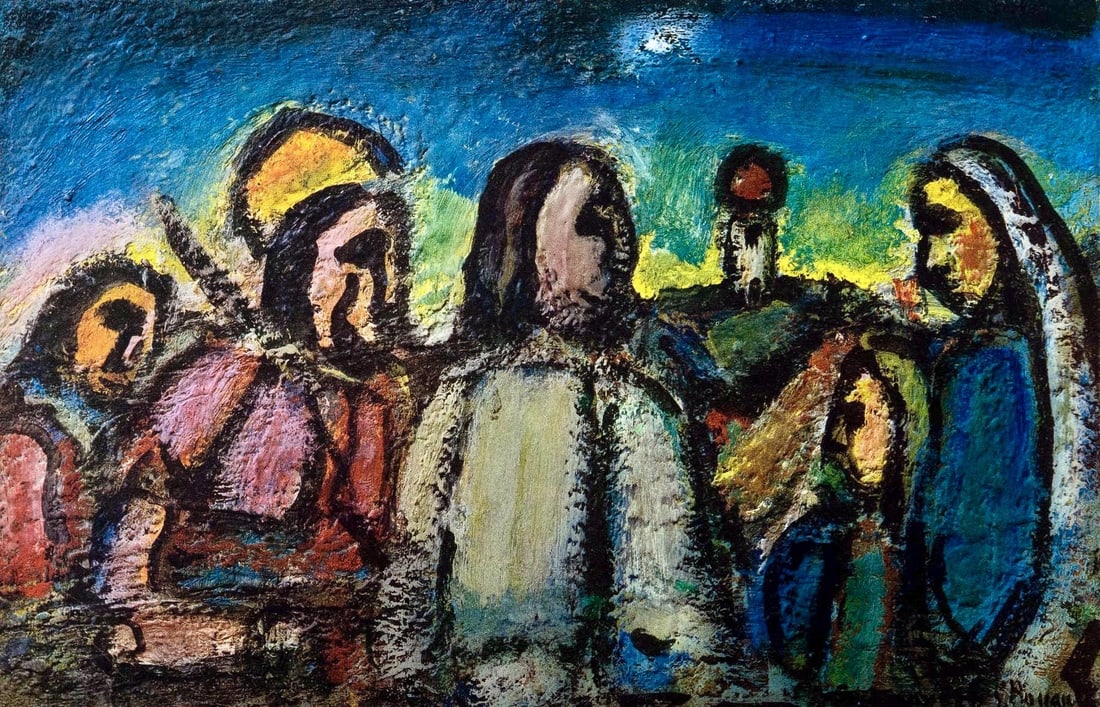 Georges Rouault, Christ et disciples, Stella Vespertina, Limited Edition Heliogravure (1 of 4)