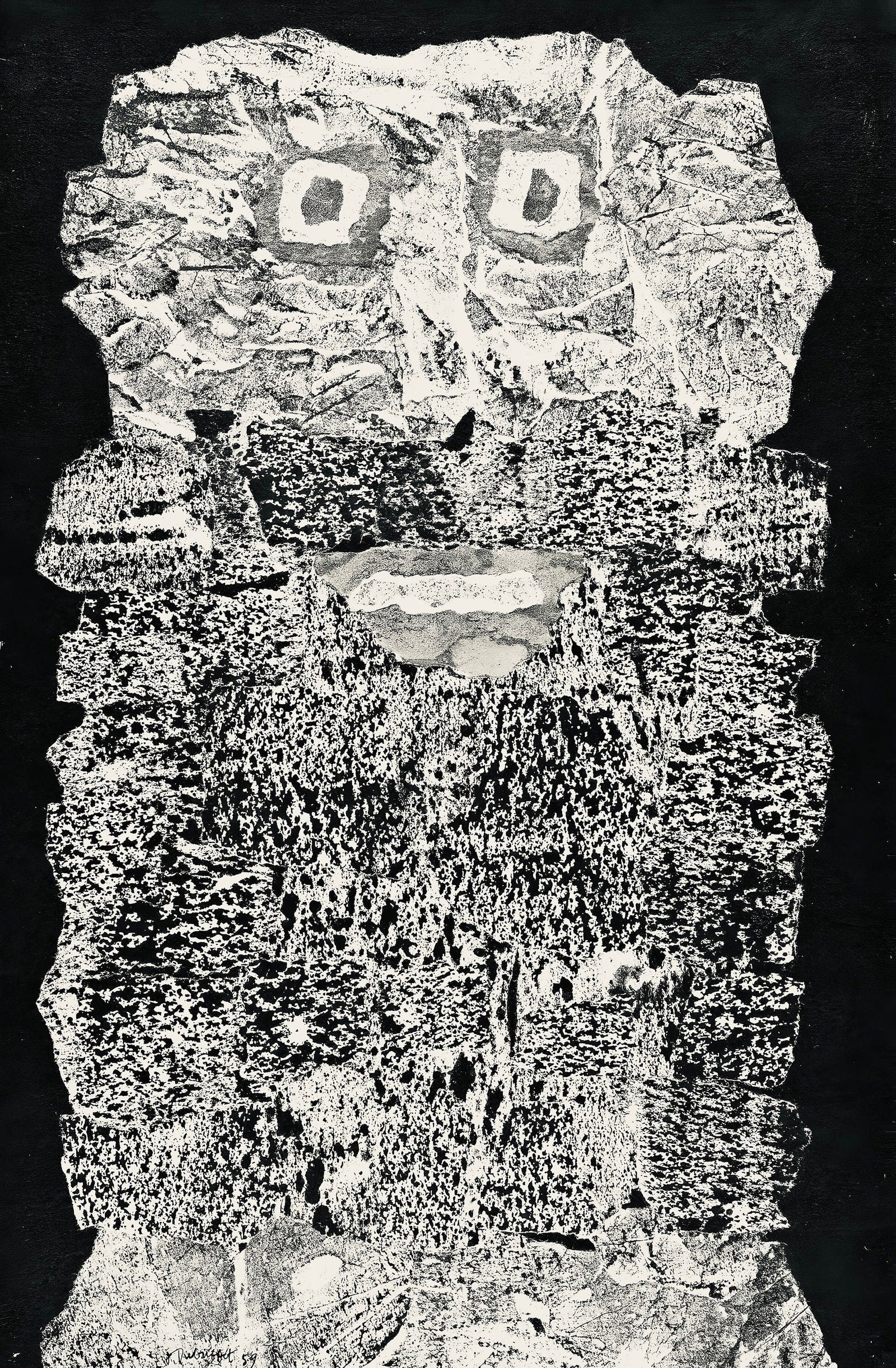 Jean Dubuffet, Composition (Webel 775-779), La Fleur de Barbe, Limited Edition Phototype (1 of 4)
