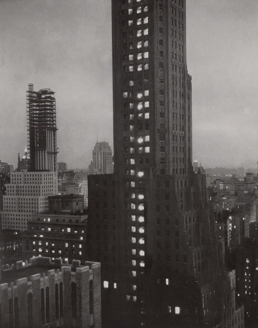 Alfred Stieglitz, Evening from the Shelton, Alfred Stieglitz Memorial Portfolio 1864-1946, Limited (1 of 4)
