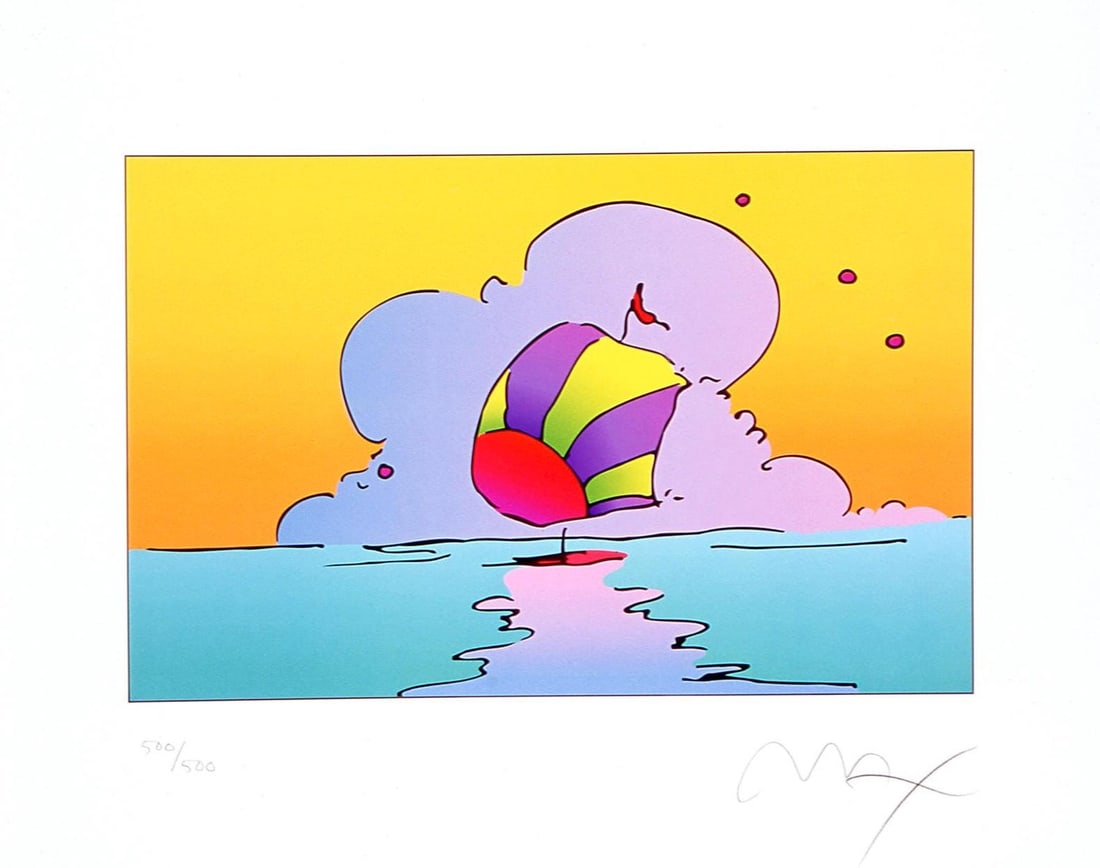 Peter Max, Protect Our Future Ver. II, Hand Signed, Official Limited Edition Lithograph: Lithograph in colors on archival paper. Paper size: 13.81 x 17.12 inches. Inscription: Hand signed by Peter Max and numbered, as issued. Condition: Excellent. Notes: Published and printed by Via Max,