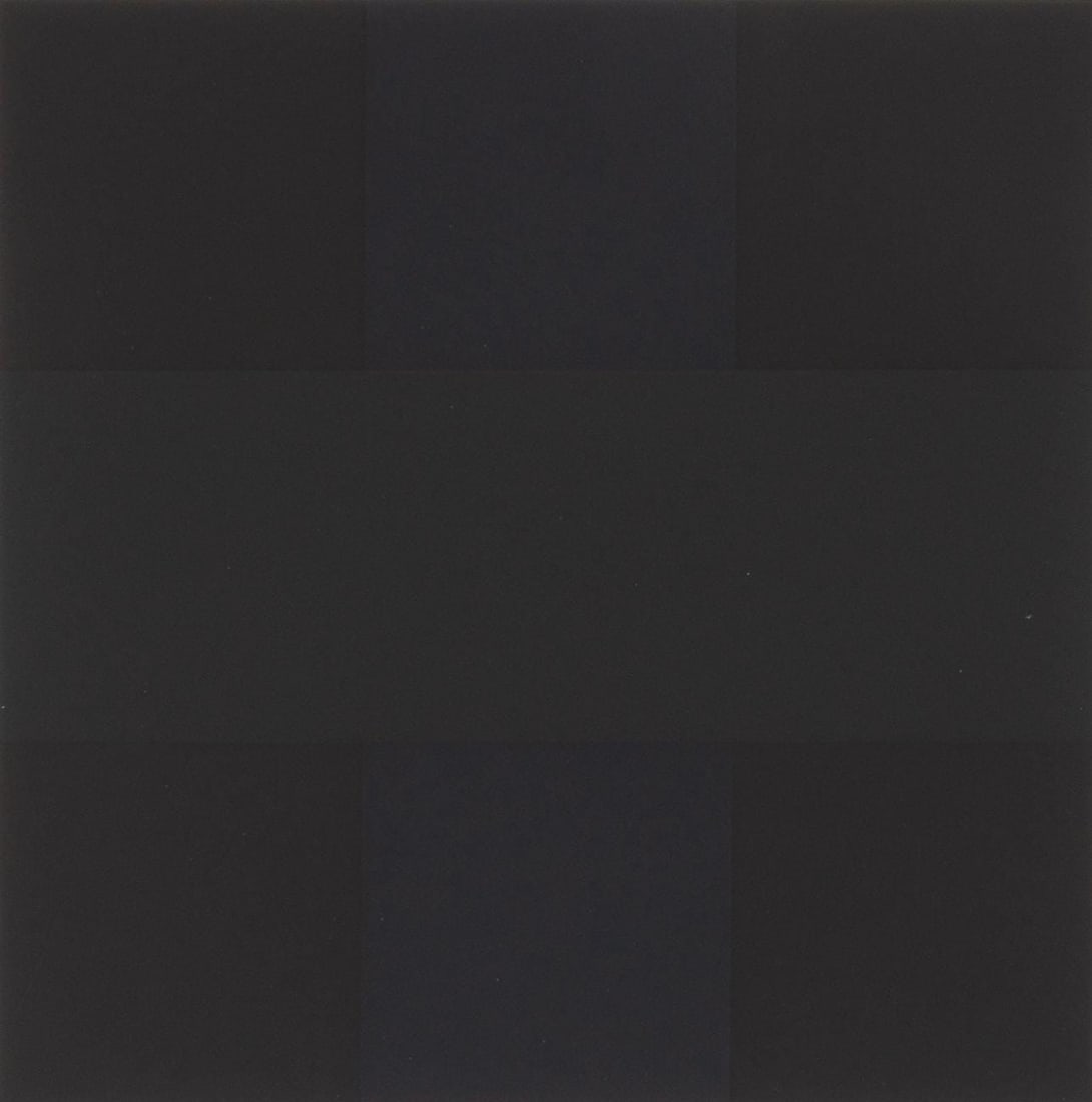 Ad Reinhardt, Composition, X + X, Ten Works by Ten Painters, Limited Edition Silkscreen (1 of 4)