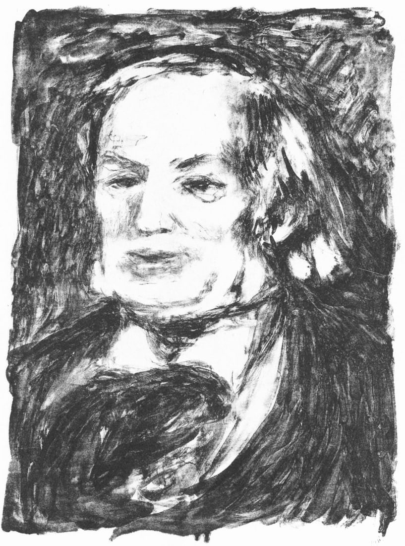 Pierre-Auguste Renoir, Richard Wagner, Les Lithographies de Renoir, Limited Edition Lithograph (1 of 4)