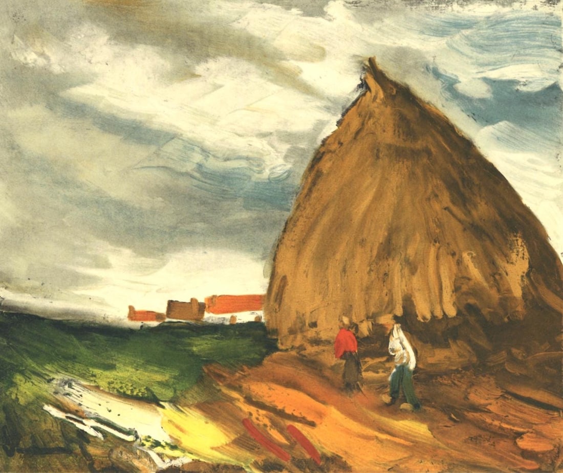 Maurice de Vlaminck, La meule, Vlaminck, Signed, Limited Edition Lithograph (1 of 4)