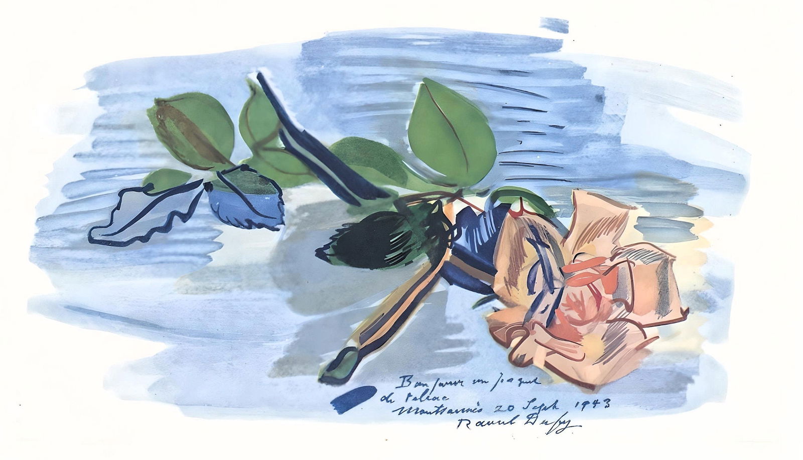 Raoul Dufy, Les roses coupees, Vacances forcees (1 of 4)