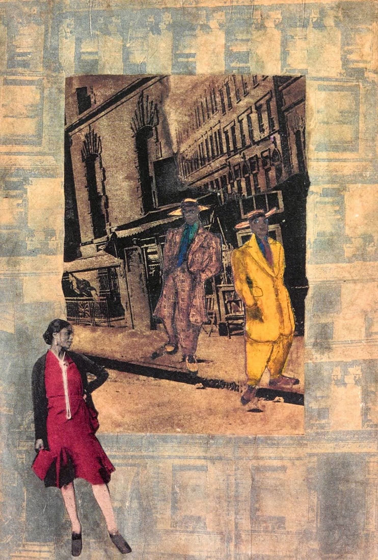 Betye Saar, Now You Cookin' with Gas, Bookmarks in the Pages of Life, Limited Edition Silkscreen: Silkscreen in colors and sepia-tones on Langdell fait a la main paper. Paper Size: 15 x 11 inches. Excellent condition. Inscription: Unsigned and unnumbered, as issued. Notes: From the folio,