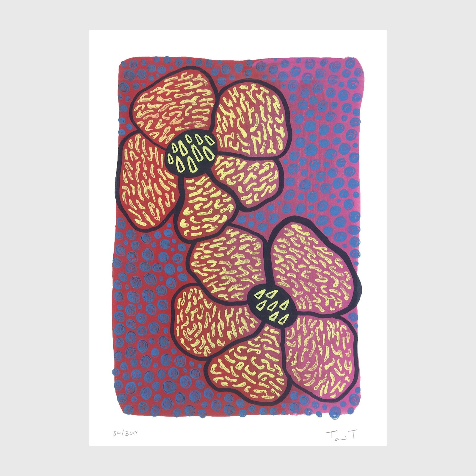 Red & Blue Rafflesia Flower: Artist: Tanvi Thakur (1996) Title: Red & Blue Rafflesia Flower, Rafflesia Series Year: 2026 Medium: Archival Pigment Print on Paper Edition: 300 Size: 6 x 8 inches Inscription: Signed and numbered by