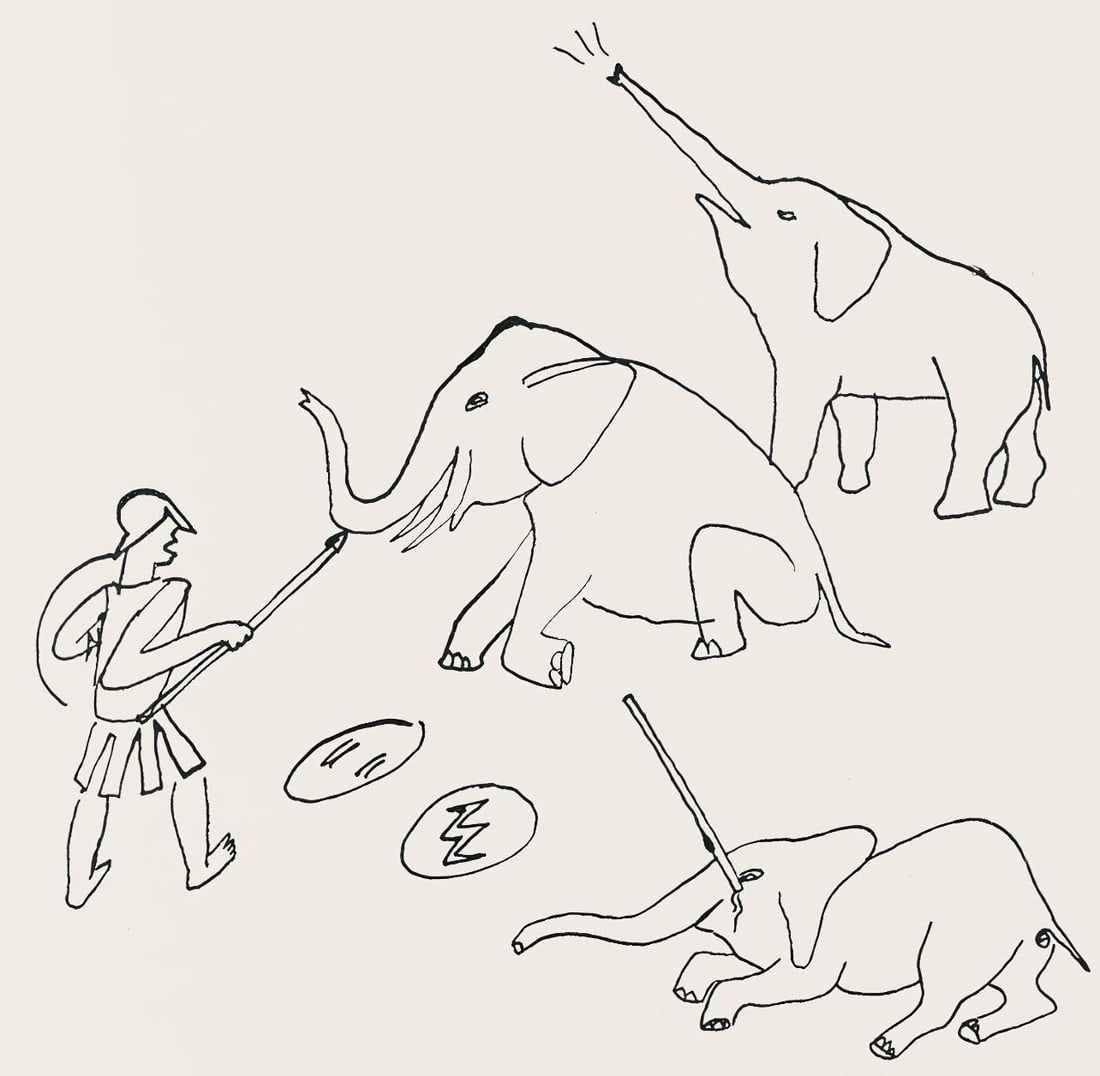 Alexander Calder, Composition, A Bestiary, Limited Edition Letterpress Print (1 of 4)