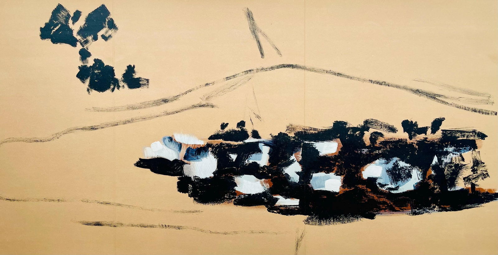 Pierre Tal-Coat, Composition, Derriere le miroir, Limited Edition Lithograph (1 of 4)