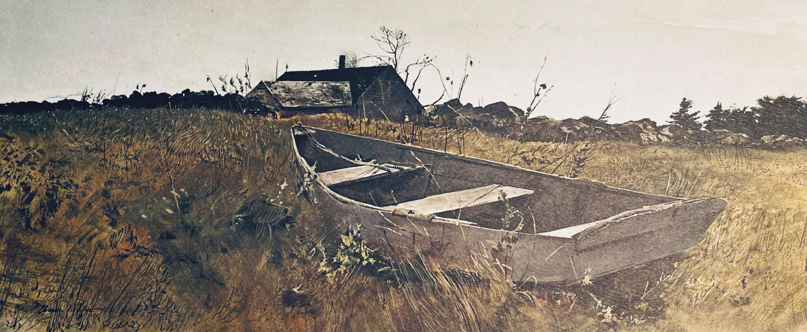 Andrew Wyeth, Teel's Island, The Four Seasons, Limited Edition Lithograph (1 of 4)