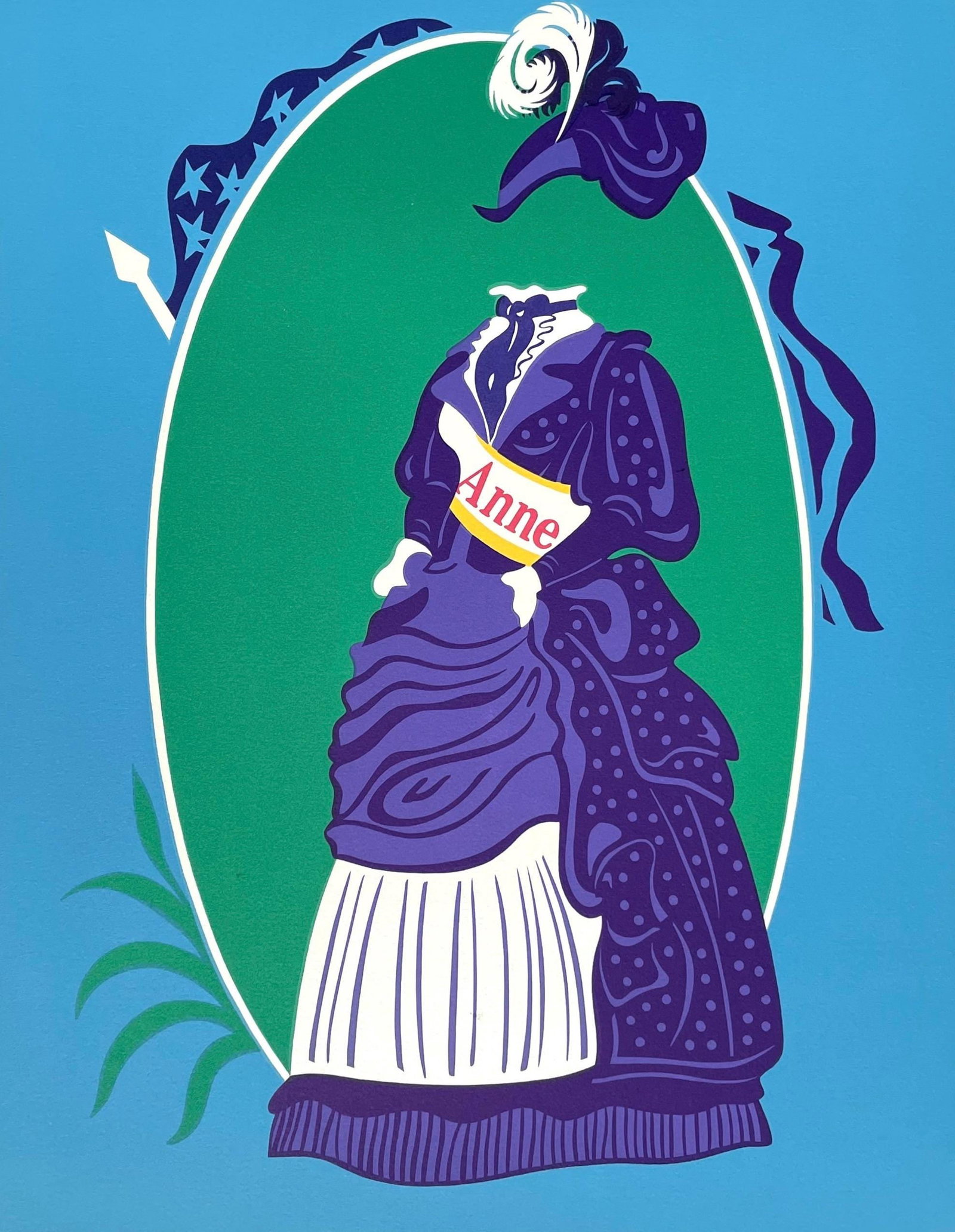 Robert Indiana, Anne (Sheehan 96-108), Mother of Us All, Limited Edition Silkscreen (1 of 4)