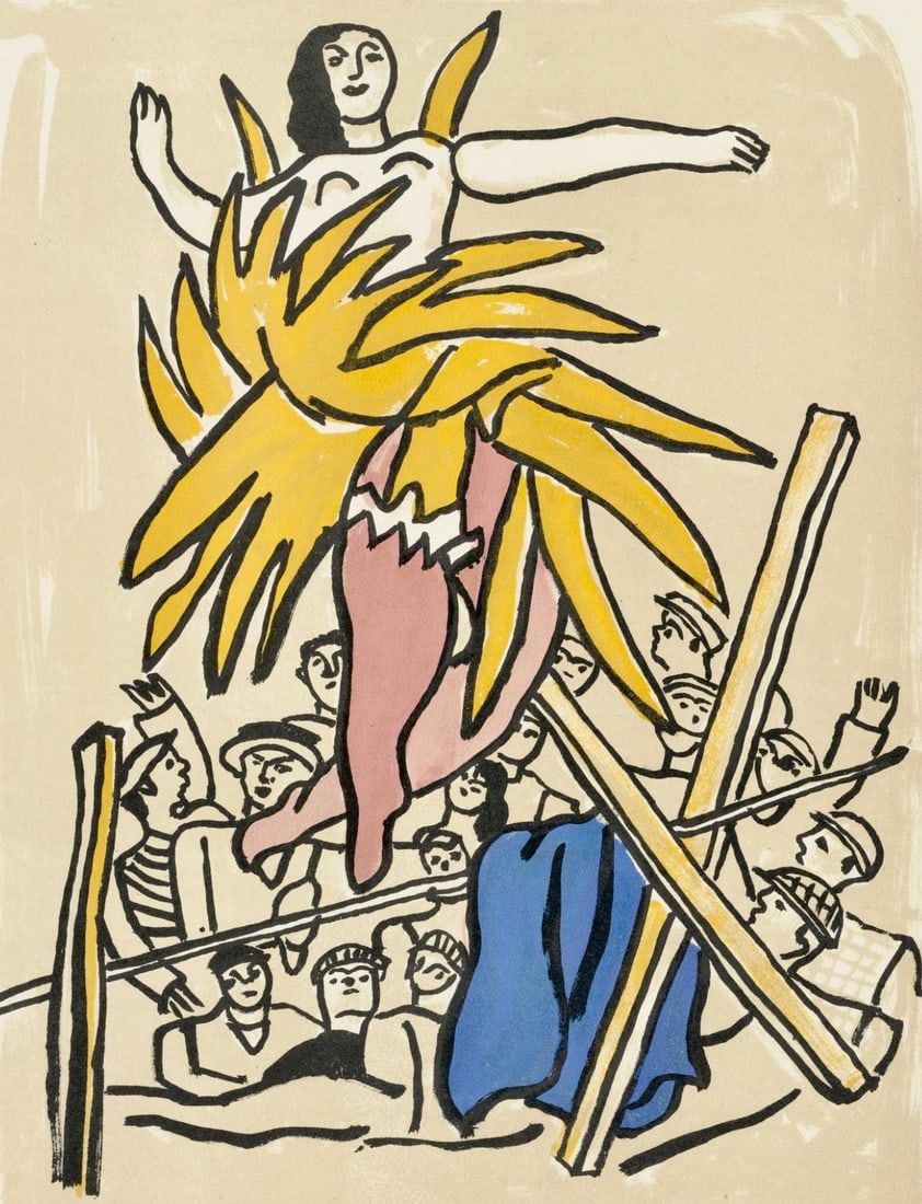 Fernand Leger, Composition, Cirque, Lithographies Originales, Limited Edition Lithograph (1 of 4)