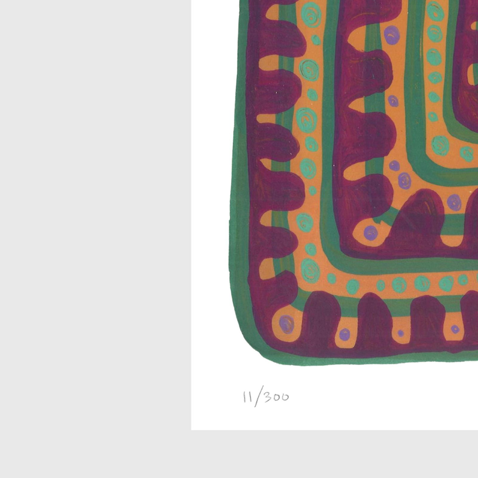 Spiral Drops with Dots - 2