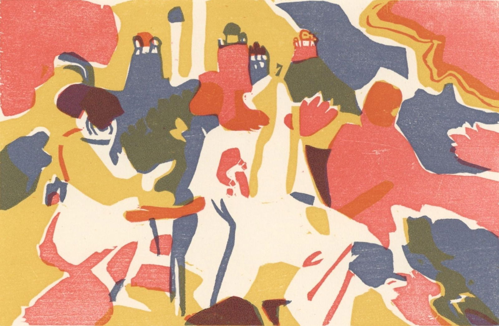 Wassily Kandinsky, Orientalisches (Roethel 10), XXe siecle, Limited Edition Woodcut (1 of 4)