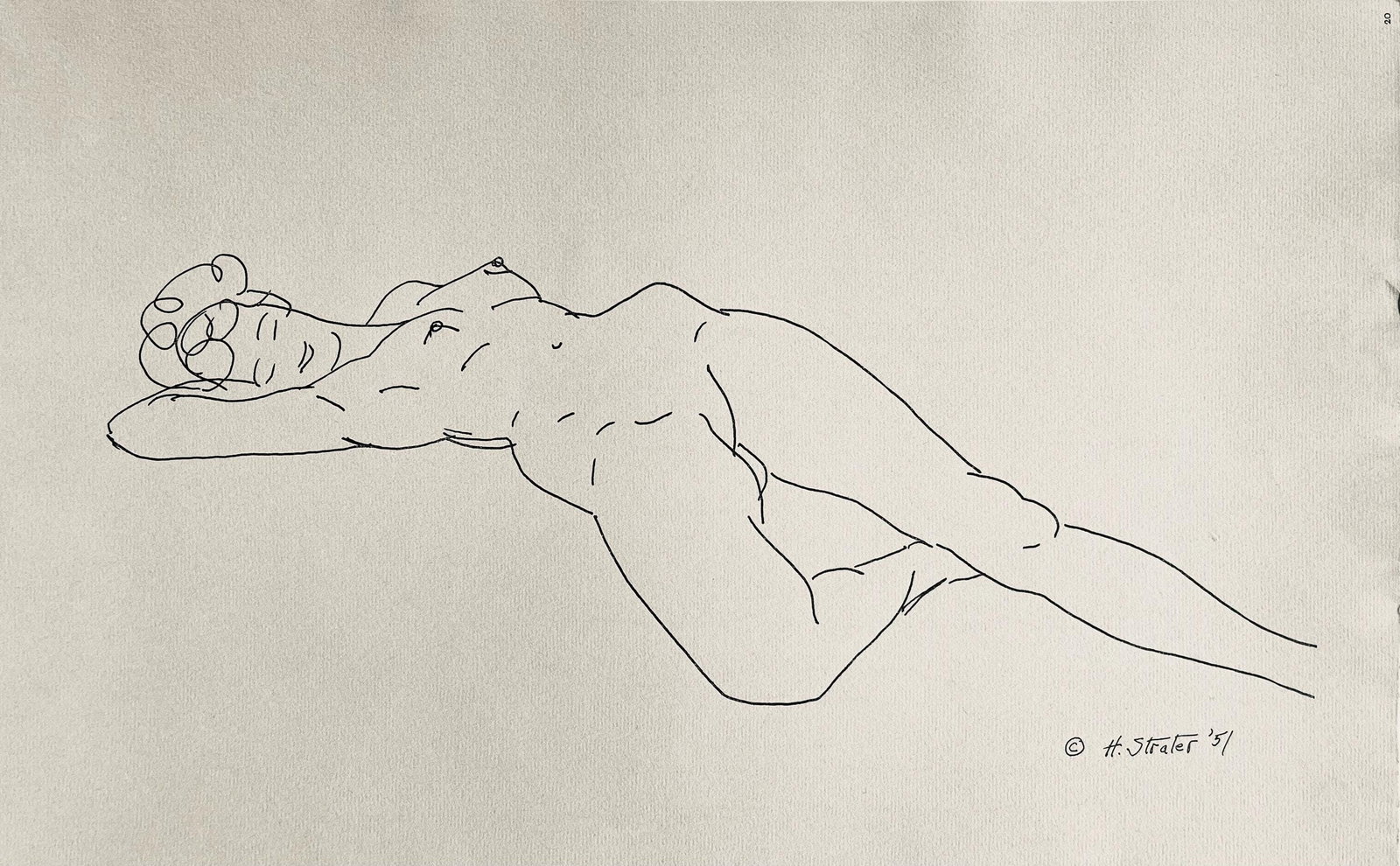 Henry Strater, Composition, 24 Drawings by Henry Strater, Limited Edition Lithograph (1 of 4)