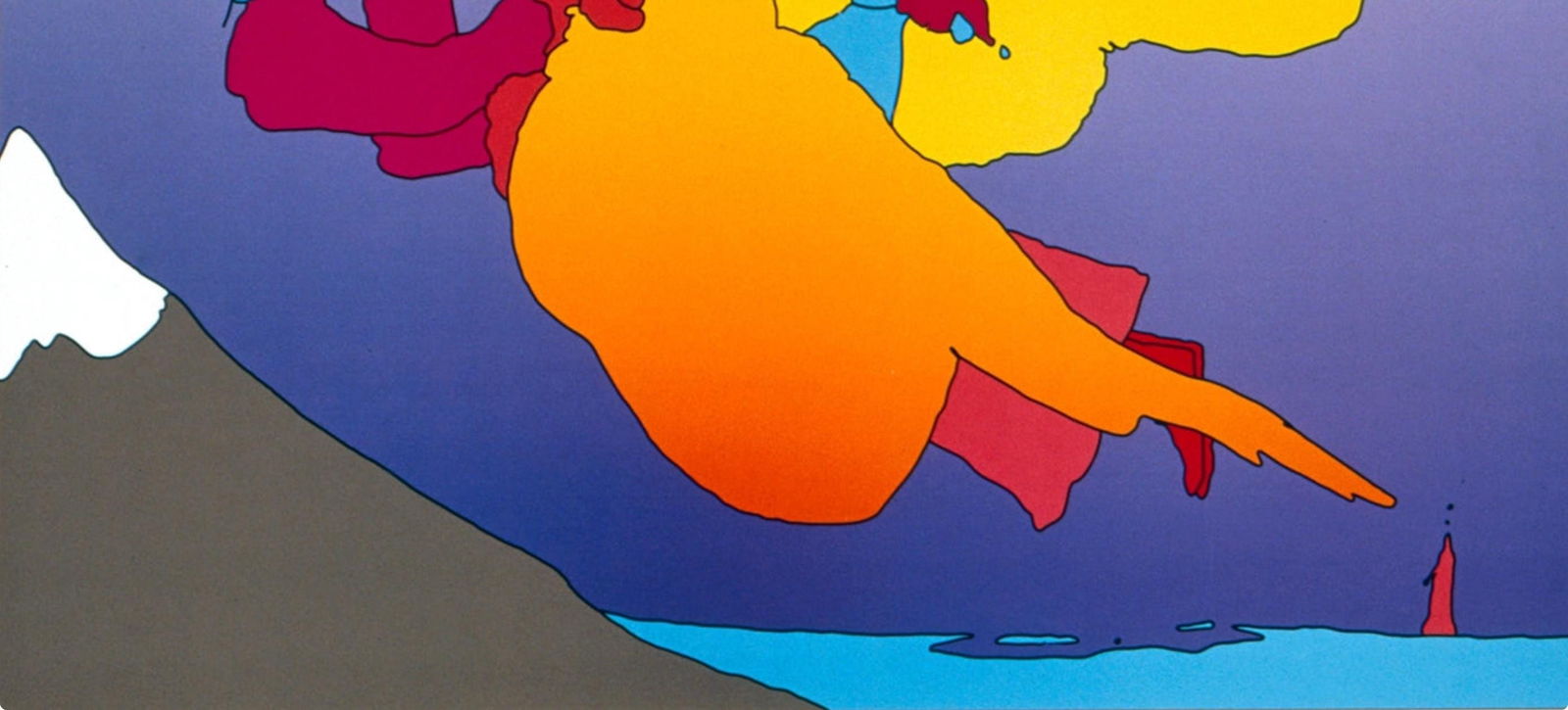 Peter Max, Highest Mountain, 1999, Hand Signed, Official Edition Offset Lithograph - 4