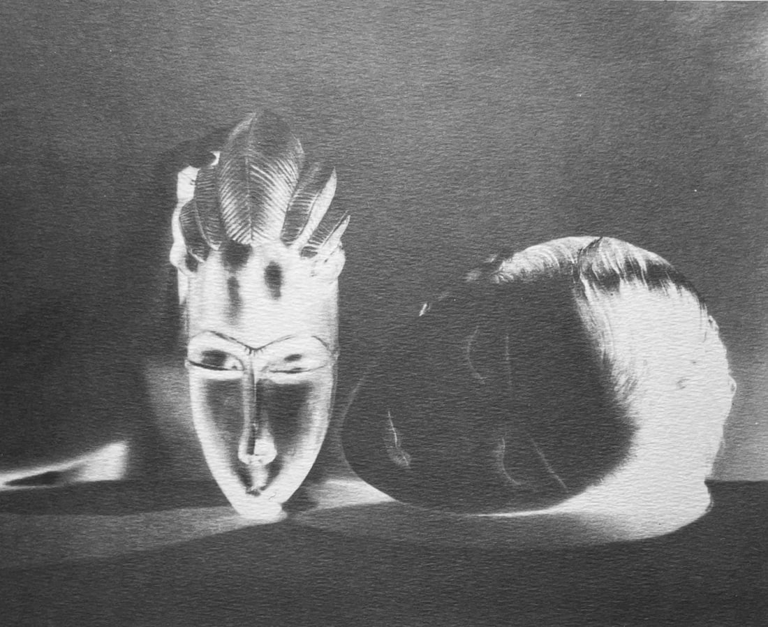 Man Ray, Composition, Man Ray, Limited Edition Lithograph: Lithograph on velin paper. Paper size: 10.83 x 8.27 inches. Excellent condition. Inscription: unsigned and unnumbered, as issued. Notes: From the folio, Man Ray, 1984. Published by Centre National des