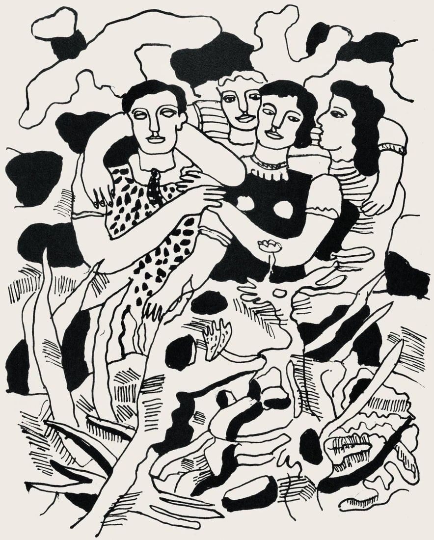 Fernand Leger, Composition, Cirque, Lithographies Originales, Limited Edition Lithograph (1 of 4)