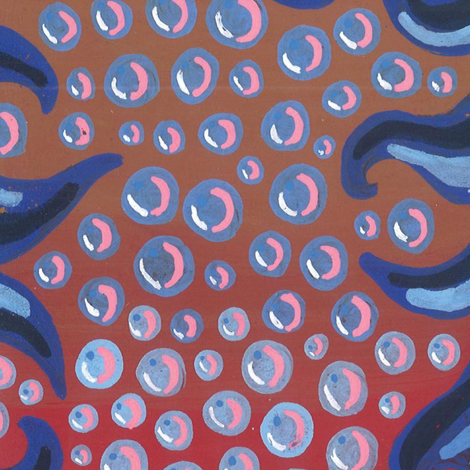 Blue Drops with Blue Dots - 4