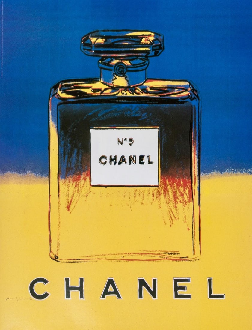 Andy Warhol, Chanel No. 5, Official Edition Chanel Ltd. Advertising Campaign Lithograph, 1997 (1 of 4)