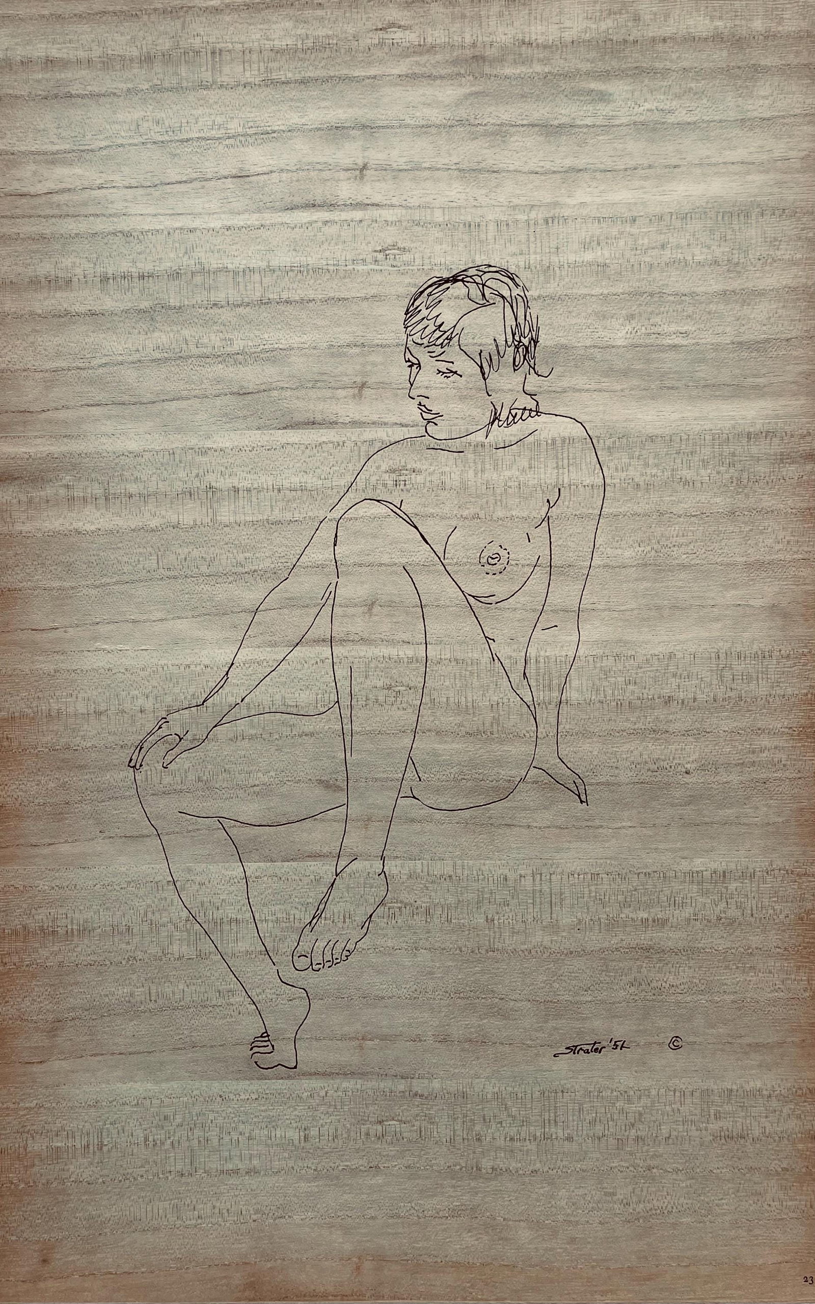 Henry Strater, Composition, 24 Drawings by Henry Strater, Limited Edition Lithograph (1 of 4)