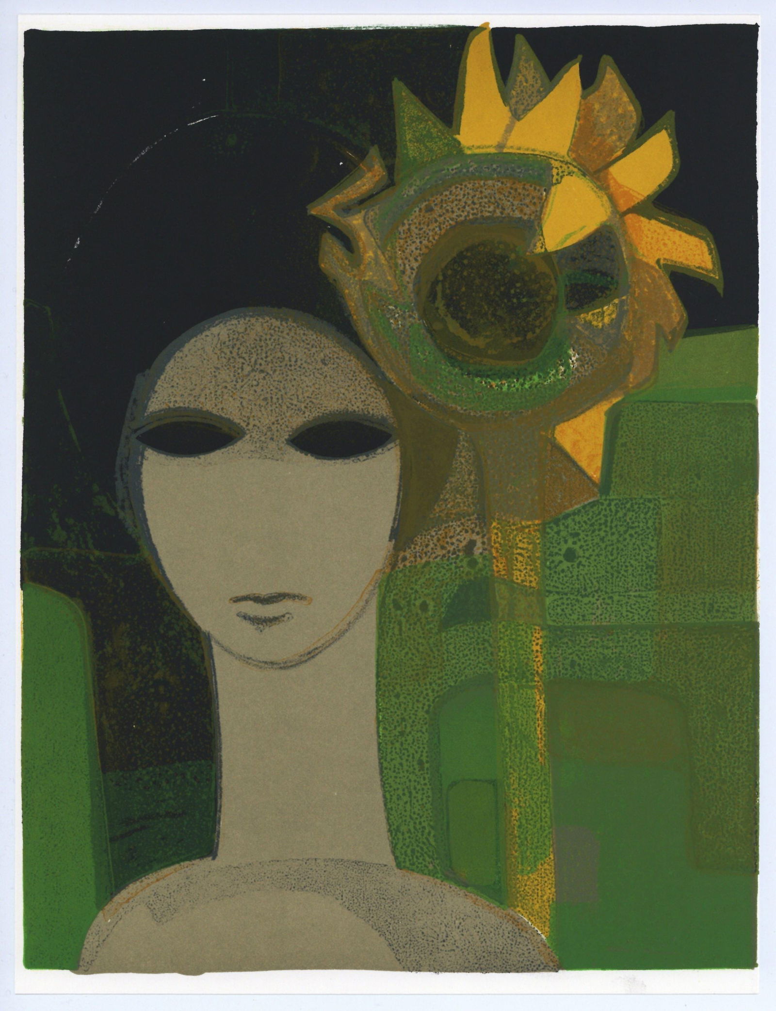 Andre Minaux, Composition, L'Odyssee, Limited Edition Lithograph - 4