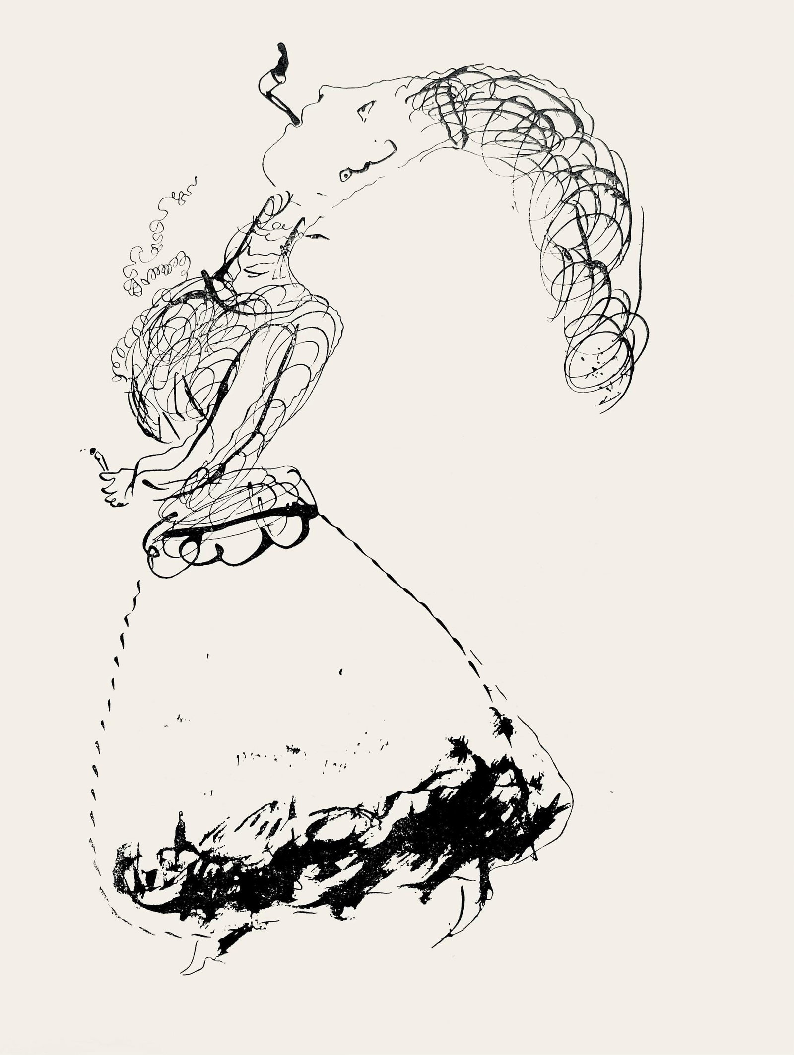 Marc Chagall, Composition, Suite Provinciale avec 92 dessins inedits de Marc Chagall, Limited: Lithograph on velin de Rives paper. Unsigned and unnumbered, as issued. Paper Size: 9.75 x 7.5 inches. Excellent condition, with text on verso, as issued. Notes: From the album, Suite Provinciale avec