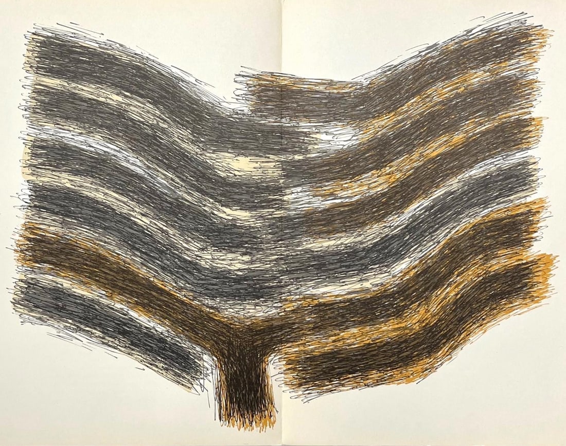 Raoul Ubac, Composition, Derriere le miroir, Limited Edition Lithograph (1 of 4)