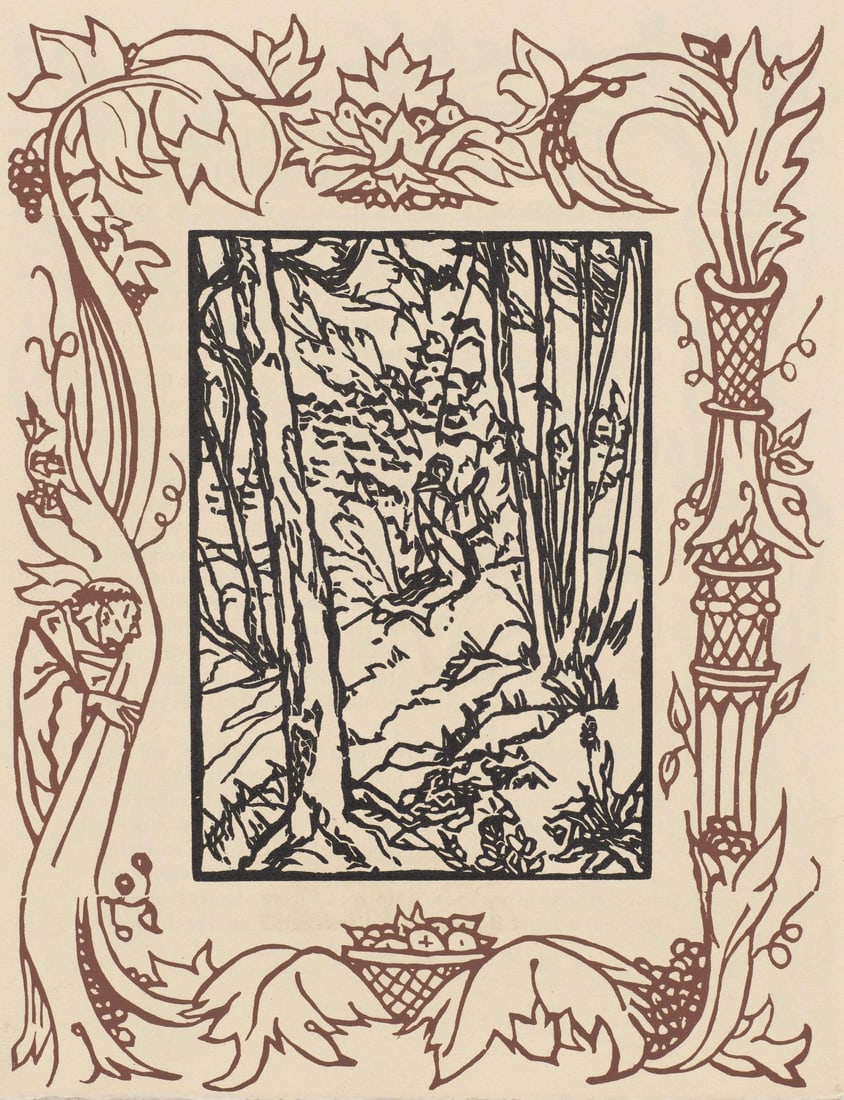 Emile Bernard, Composition (Morane, No. 100), Les Petites Fleurs de St. Francoise, Limited Edition (1 of 4)