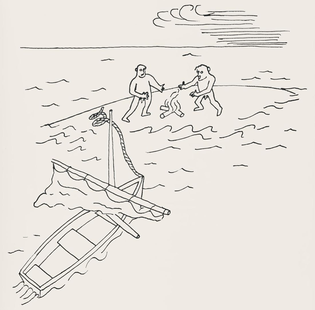 Alexander Calder, Composition, A Bestiary, Limited Edition Letterpress Print (1 of 4)