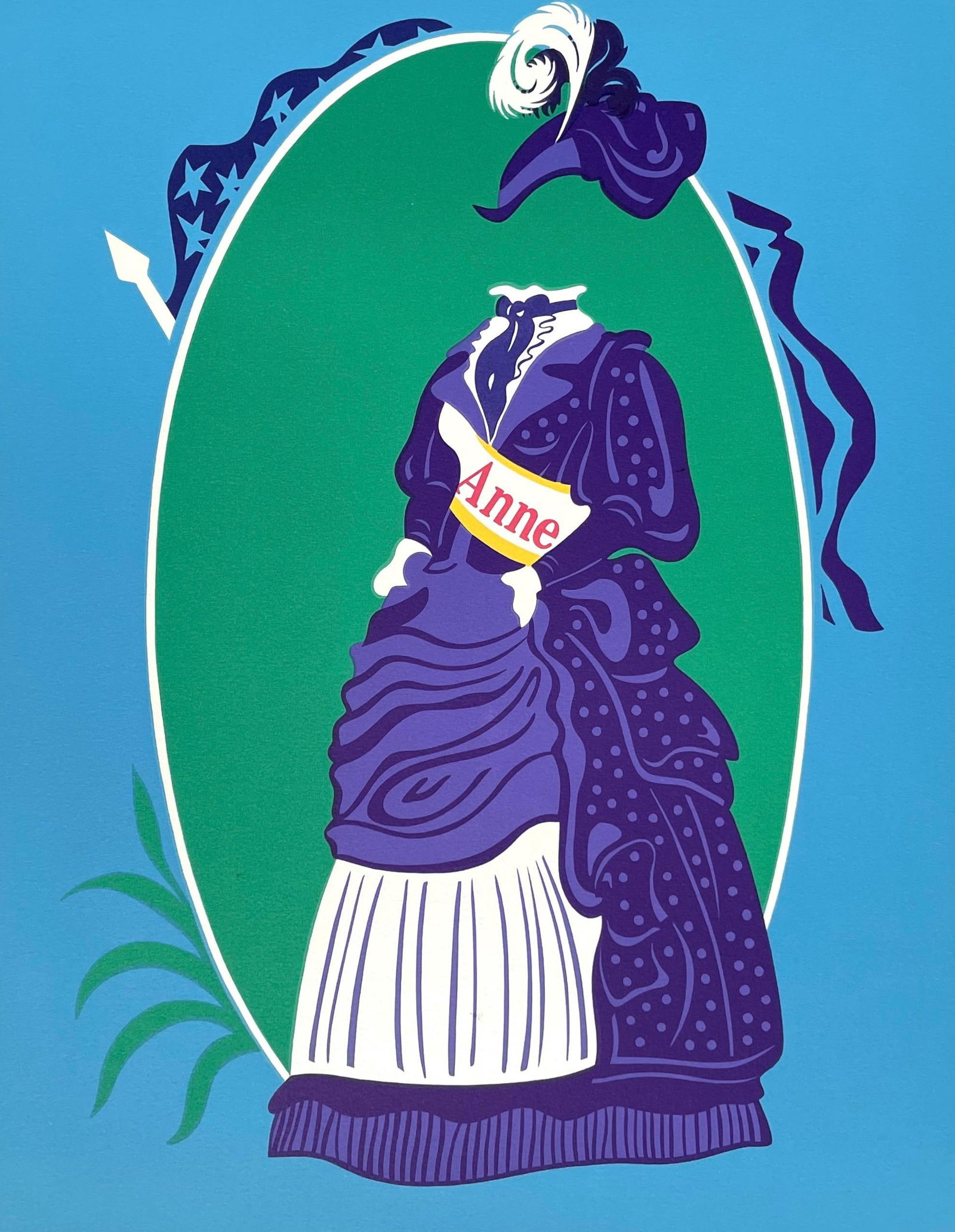 Robert Indiana, Anne (Sheehan 96-108), Mother of Us All, Limited Edition Silkscreen (1 of 4)