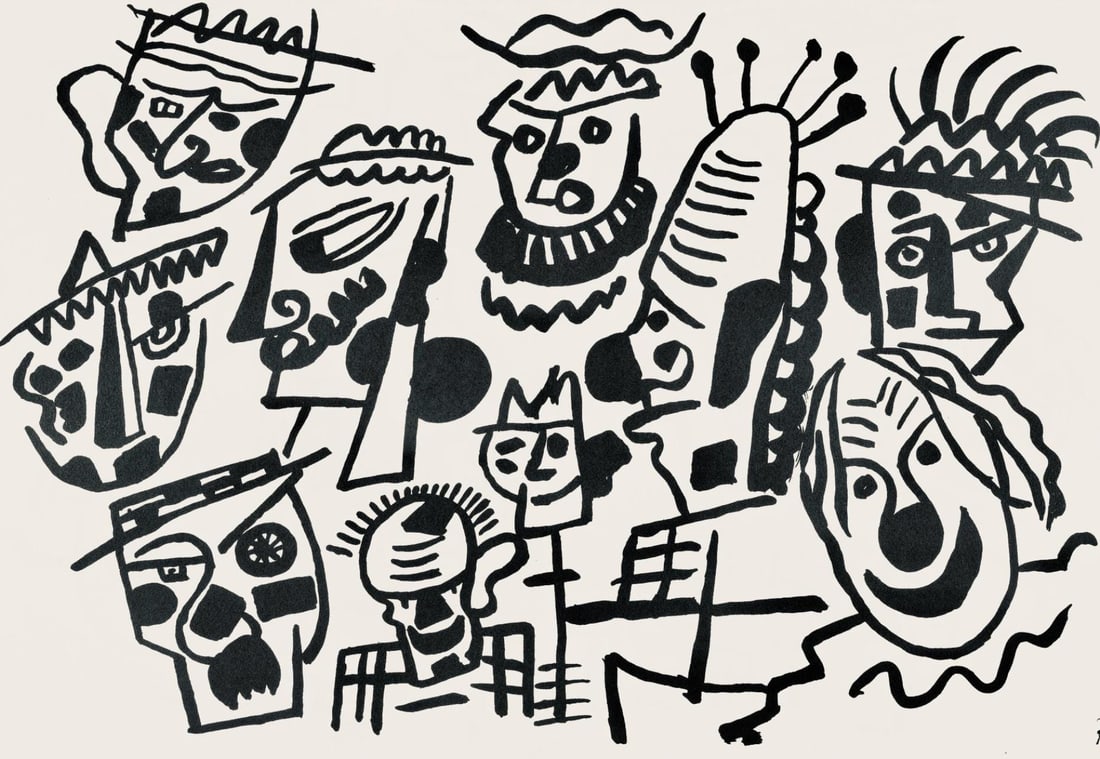 Fernand Leger, Composition, Cirque, Lithographies Originales, Limited Edition Lithograph (1 of 4)