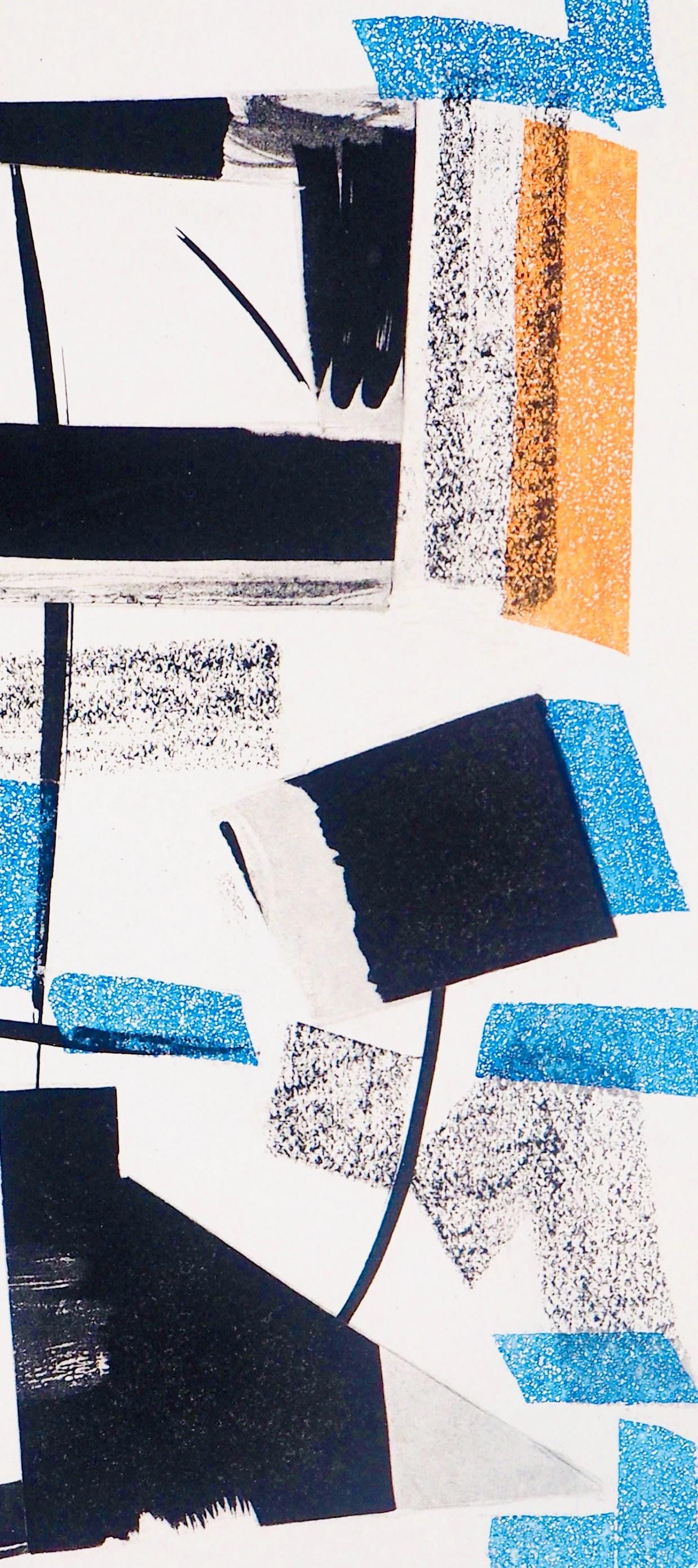 Robert Jacobson, La foule, Paroles peintes I, Limited Edition Etching - 2