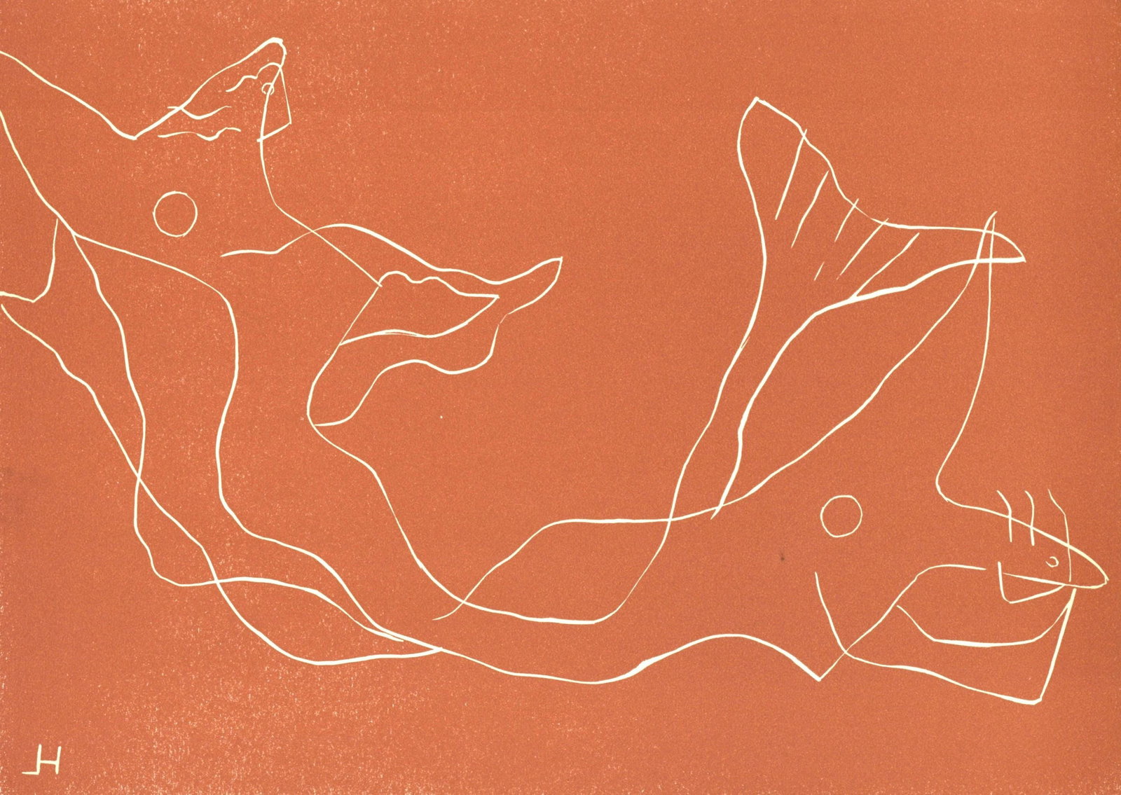 Henri Laurens, Sirenes (Volker 13), Societe internationale d'art XXe siecle, Limited Edition Linocut (1 of 4)