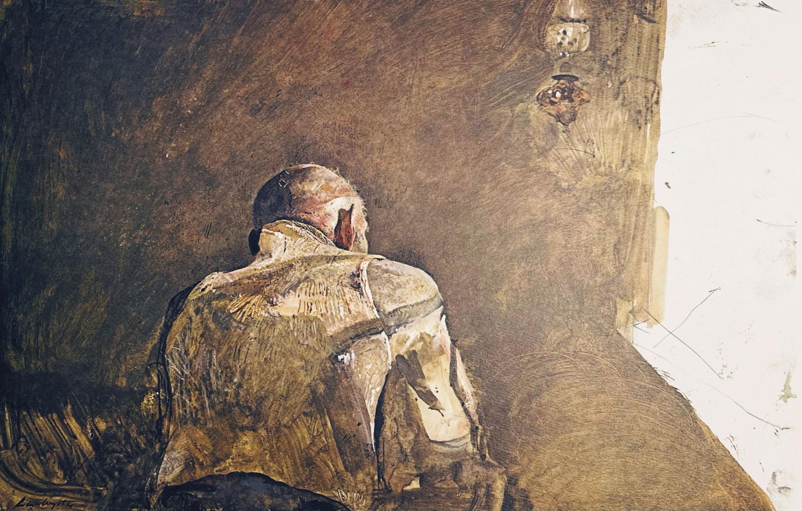 Andrew Wyeth, Spring Sun, The Four Seasons, Limited Edition Lithograph: Lithograph in colors on velin paper. Paper Size: 13 x 17 inches. Inscription: Signed in the plate and unnumbered, as issued. Condition: Very good/excellent, consistent with age. Notes: From the folio,