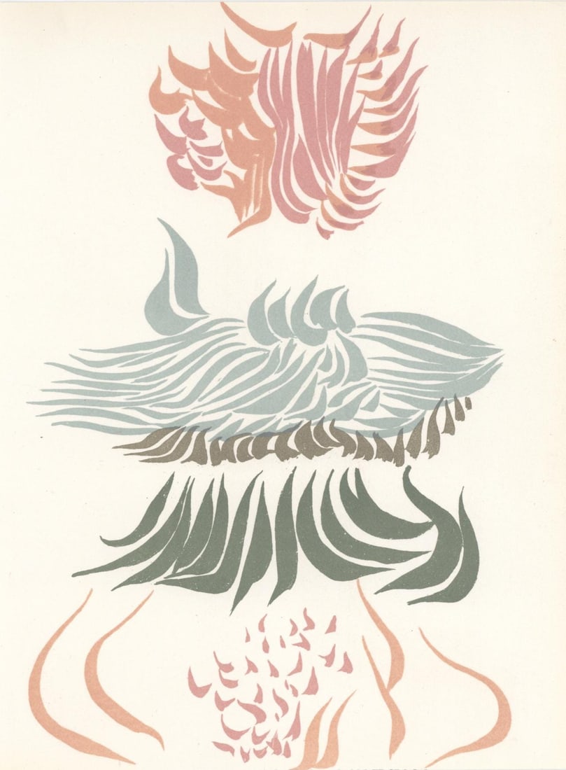 Jacques Herold, Composition, XXe siecle, Limited Edition Lithograph (1 of 4)