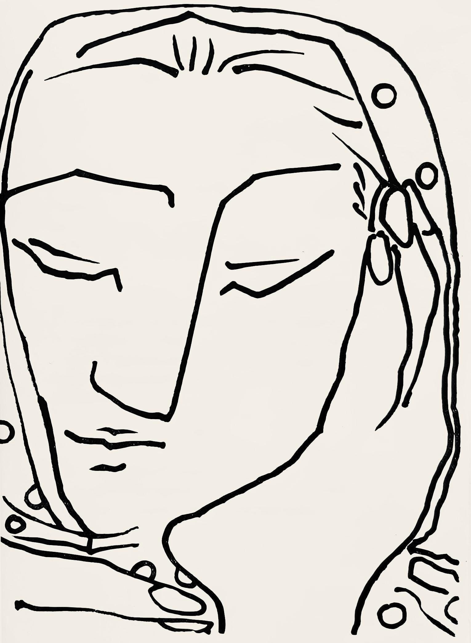 Francoise Gilot, Composition, Pouvoir tout dire, poemes, illustres par Francoise Gilot, Limited: Lithograph on velin d'Arches paper. Paper Size: 7.5 x 5.5 inches. Excellent condition. Inscription: Unsigned and unnumbered, as issued. Notes: From the album, Pouvoir tout dire, poemes, illustres par