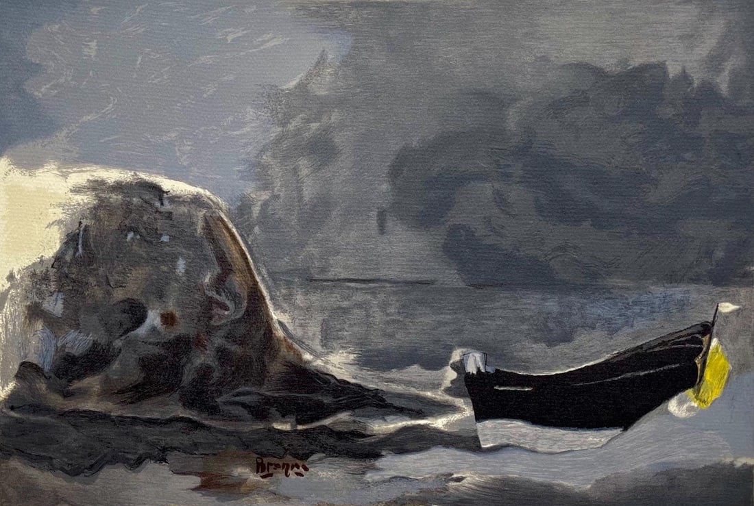 Georges Braque, Marine noire, Varengeville, Limited Edition Lithograph (1 of 4)