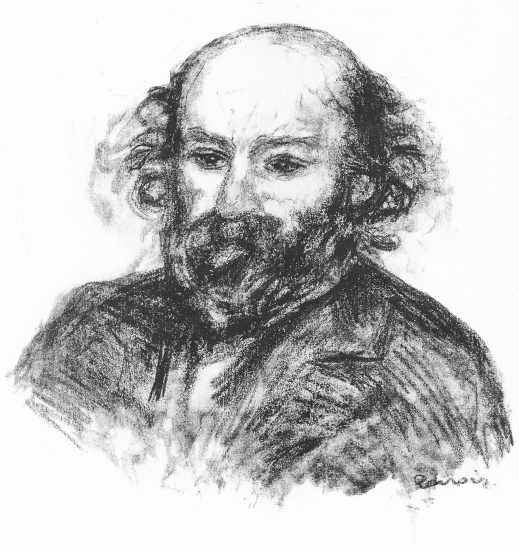 Pierre-Auguste Renoir, Paul Cezanne, Les Lithographies de Renoir, Limited Edition Lithograph (1 of 4)