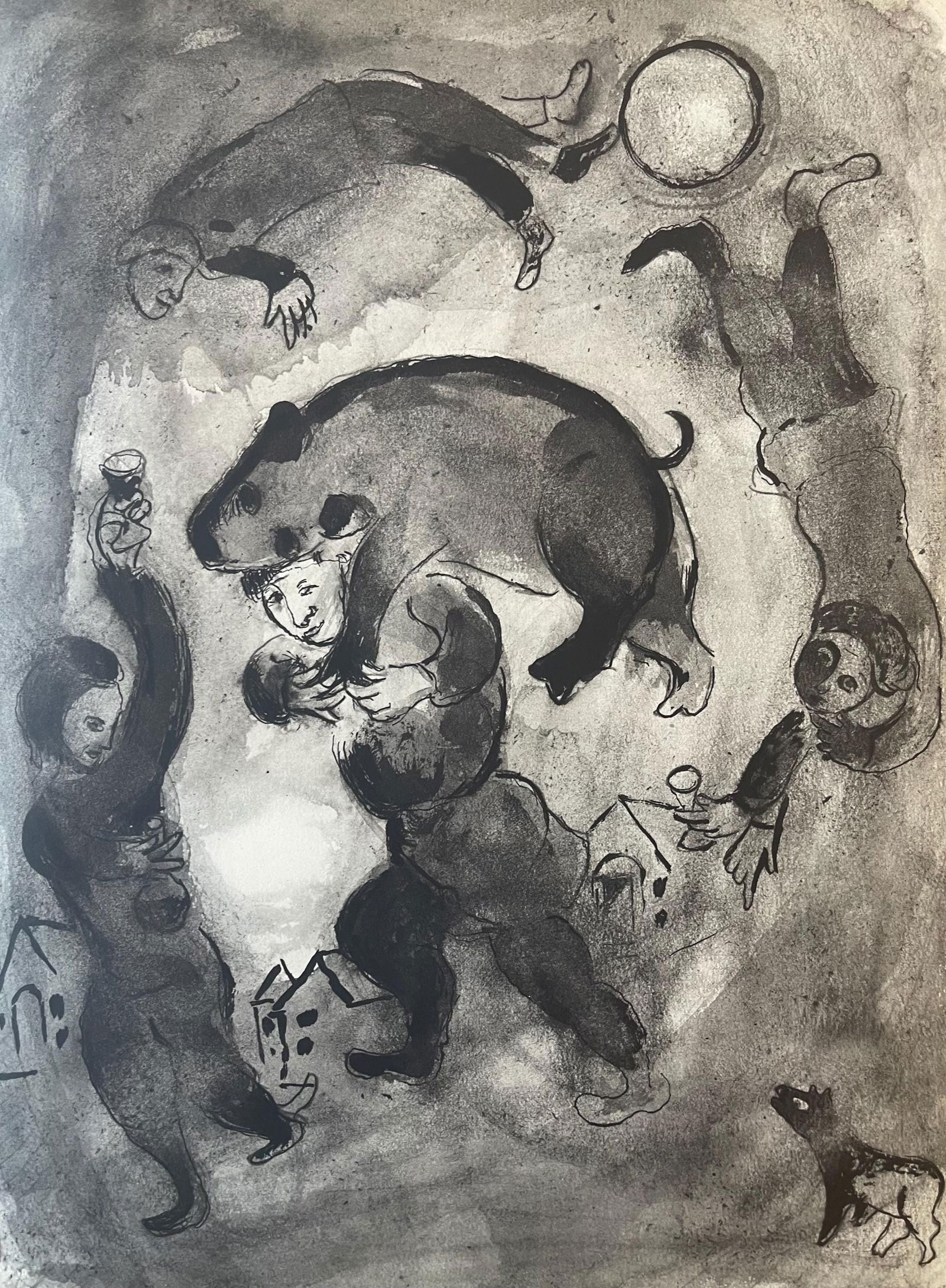 Marc Chagall, Composition, Contes de Boccace, Verve: Revue Artistique et Litteraire, Limited Edition (1 of 4)