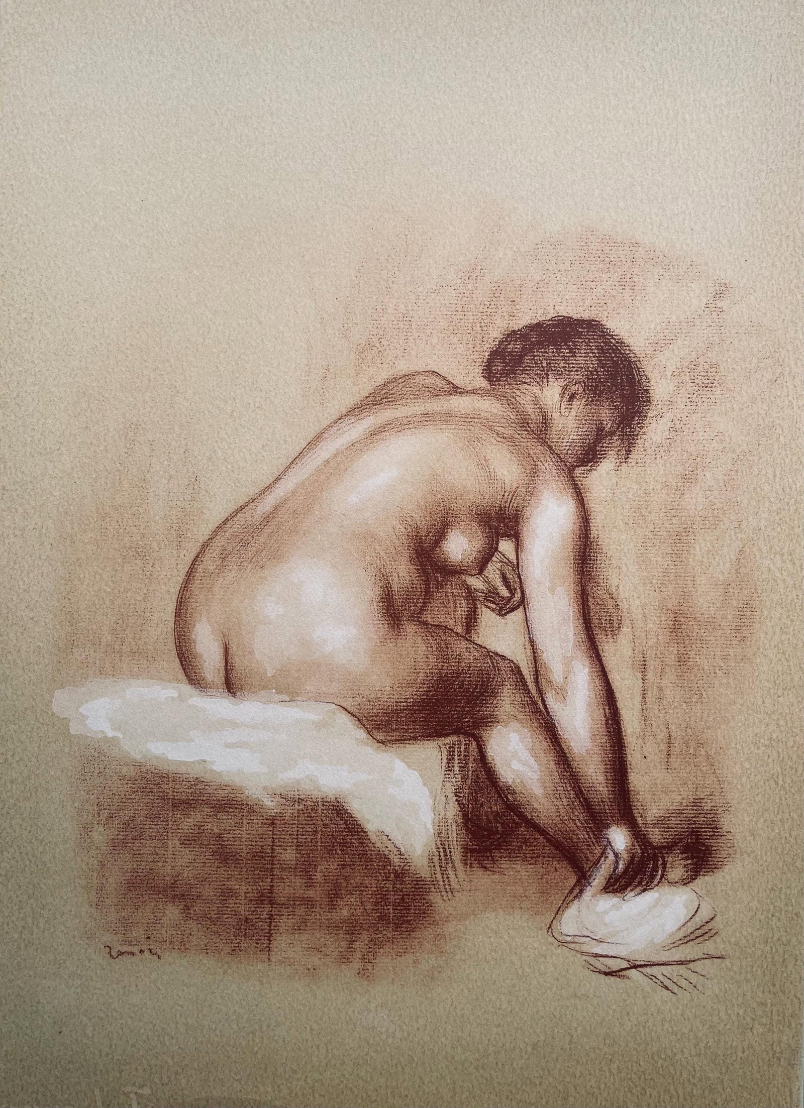 Pierre-Auguste Renoir, Composition, Seize Aquarelles et Sanguines de Renoir, Limited Edition (1 of 4)