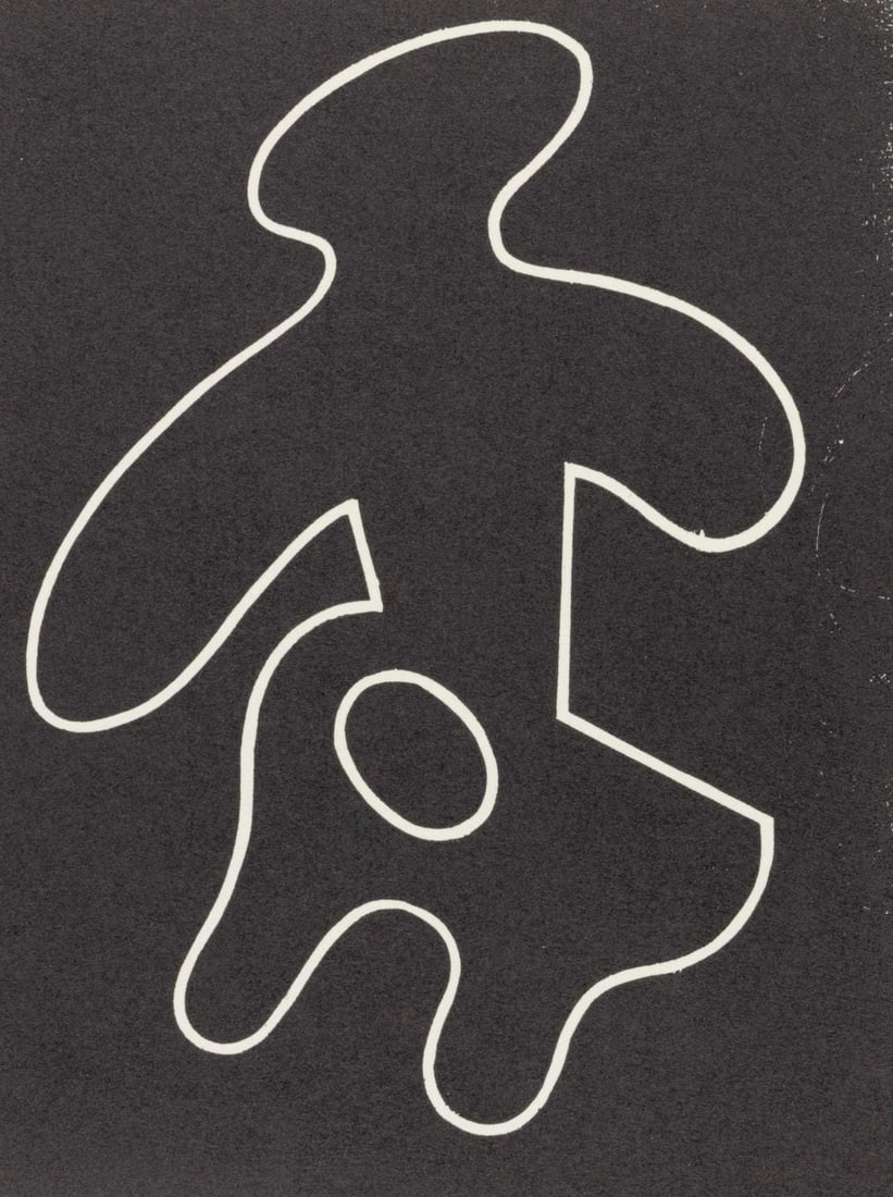 Hans Jean Arp, Composition (Arntz 148-175; Hagenbach A 25; Bolliger 54), Dreams and Projects,: Woodcut on velin d'Arches paper. Paper size: 11.25 x 8.875 inches. Excellent condition. Inscription: Unsigned and unnumbered, as issued. Notes: From the folio, Jean Arp, Dreams and Projects, 1951-1952