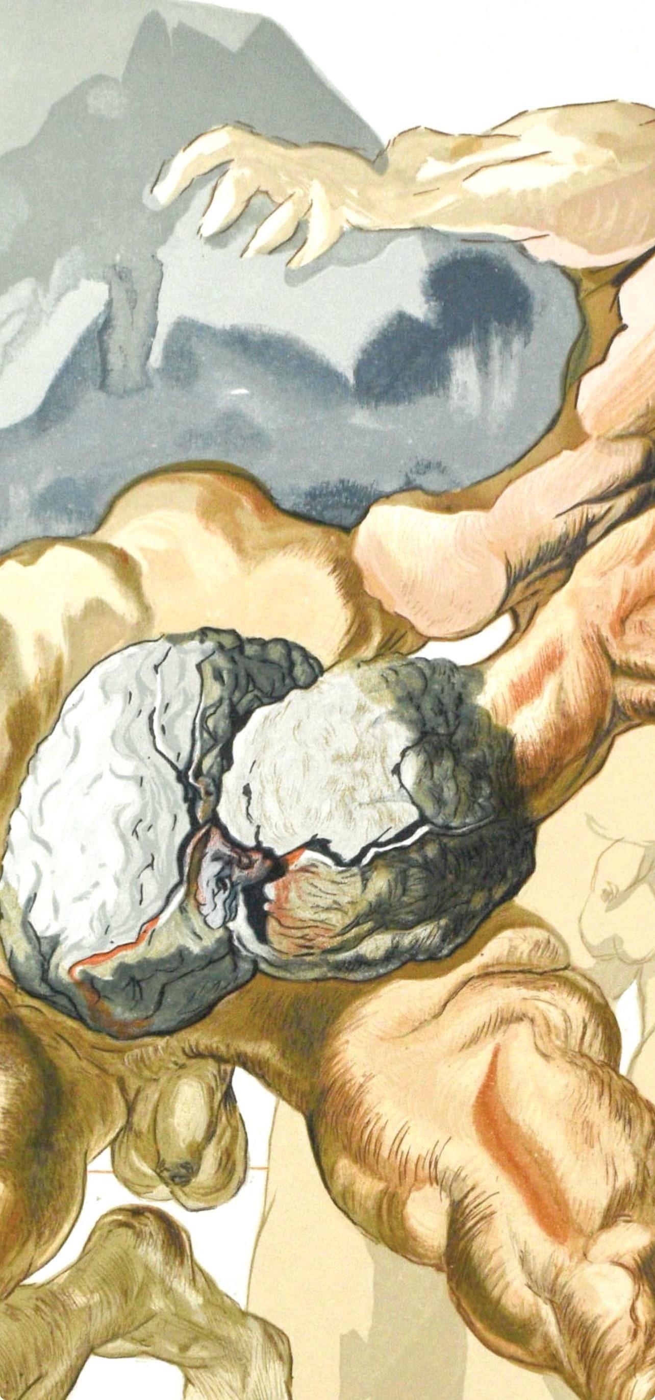 Salvador Dali, Inferno VII (Michler/Lopsinger 1039-1138; Field 189-200), La Divina Commedia, Limited - 3