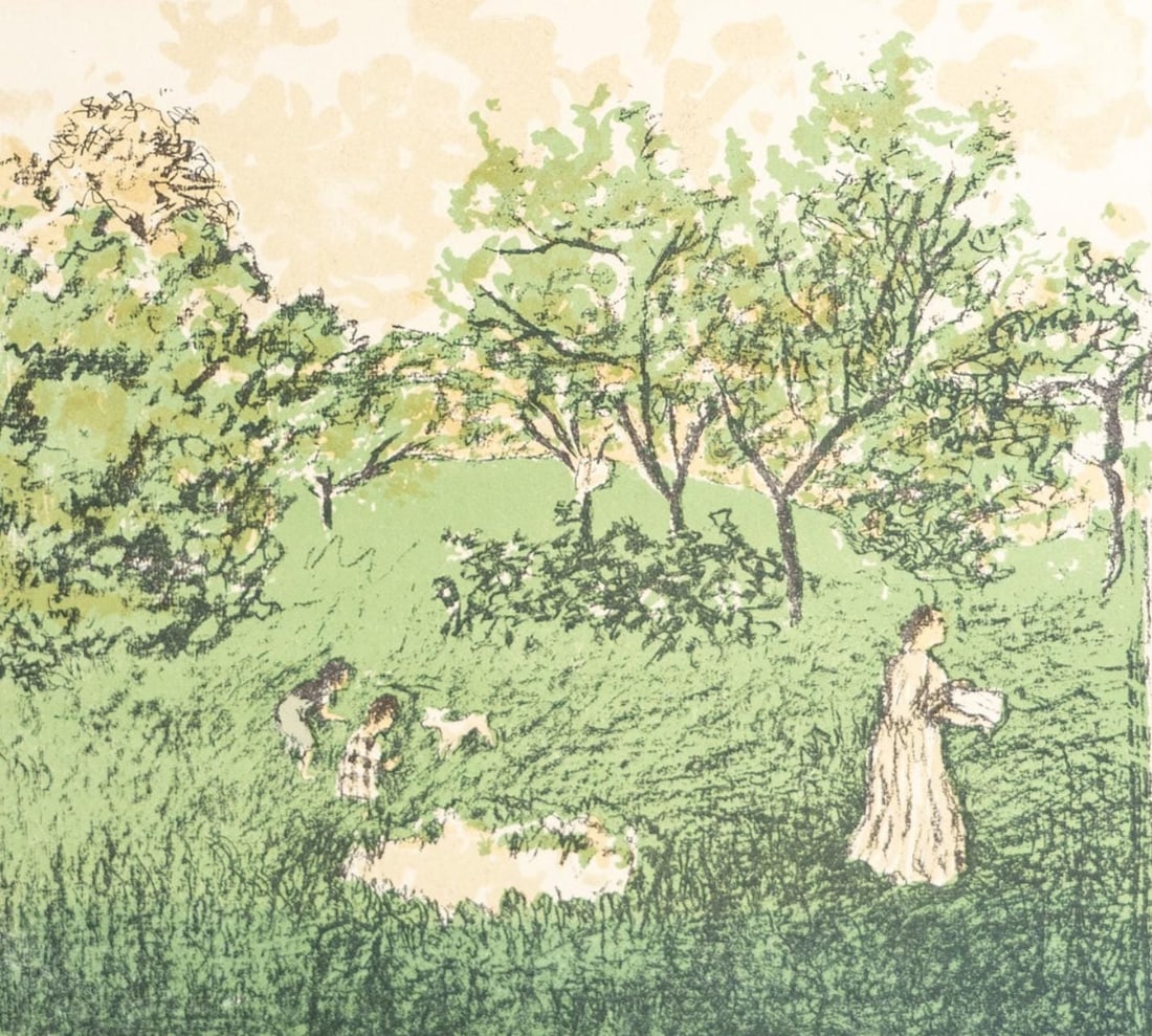 Pierre Bonnard, Le Verger, Bonnard Lithographe, Limited Edition Lithograph (1 of 4)