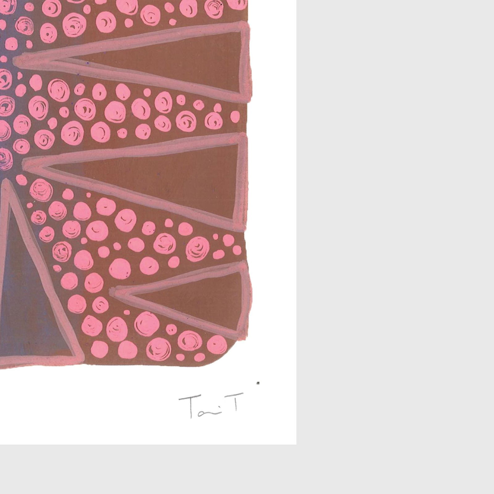 Drops with Pink Dots - 3