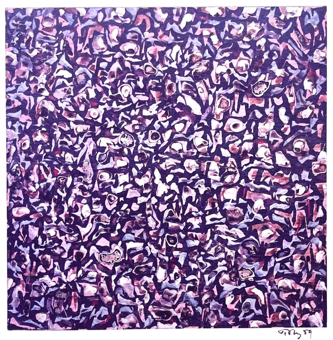 Mark Tobey, Le monde des cailloux, Mark Tobey, Peintres d'aujourd'hui, Limited Edition Heliogravure (1 of 4)