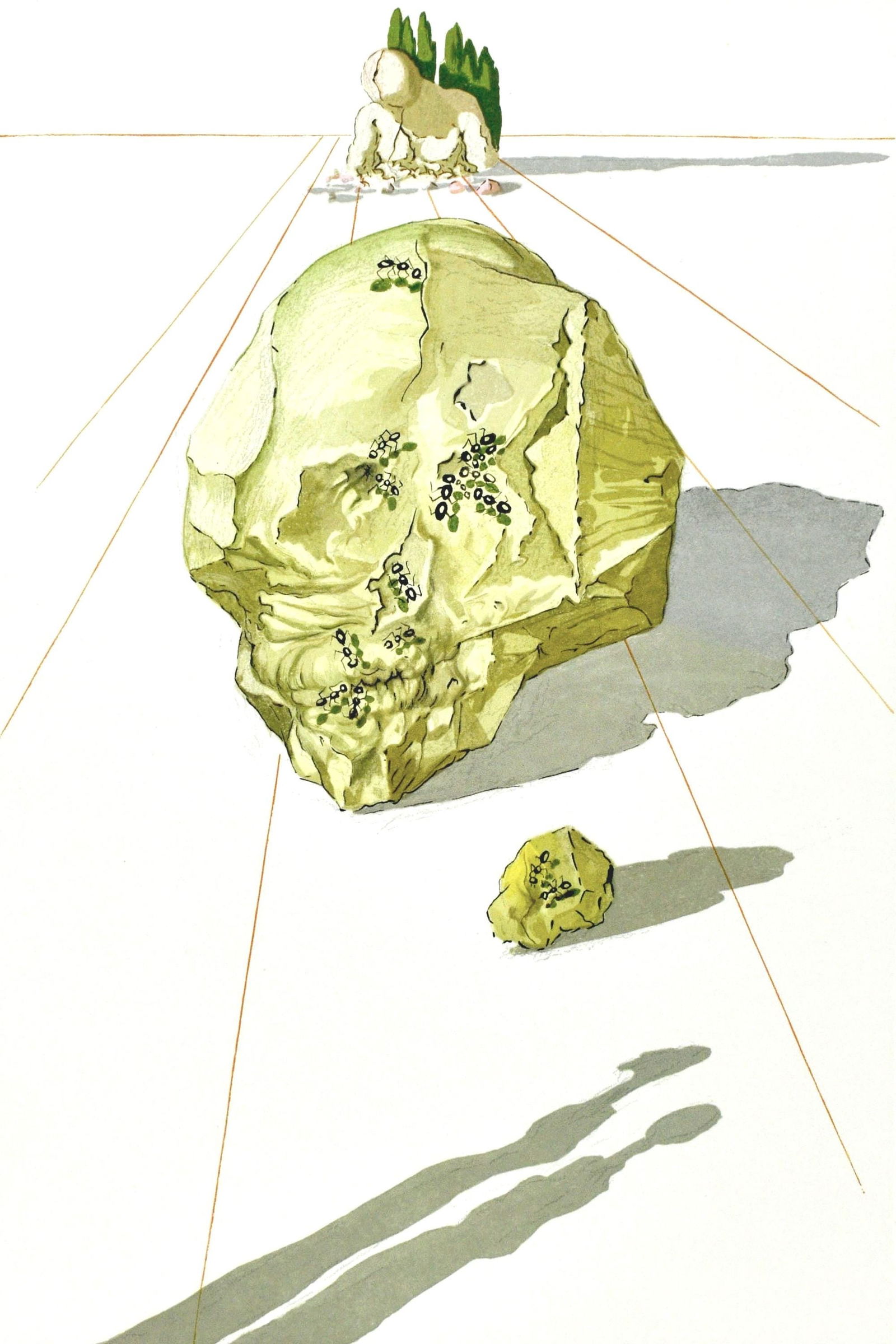 Salvador Dali, Inferno XXIII (Michler/Lopsinger 1039-1138; Field 189-200), La Divina Commedia, (1 of 4)